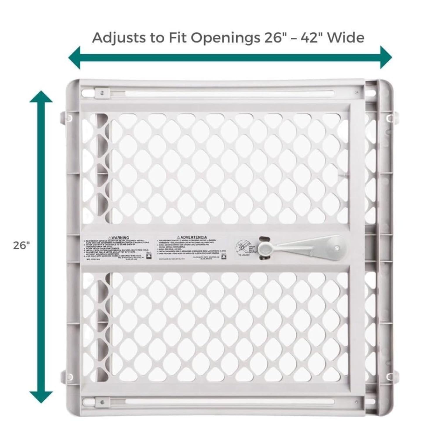 Alternative view of North States 5-Way Pet Gate, Model# 8619