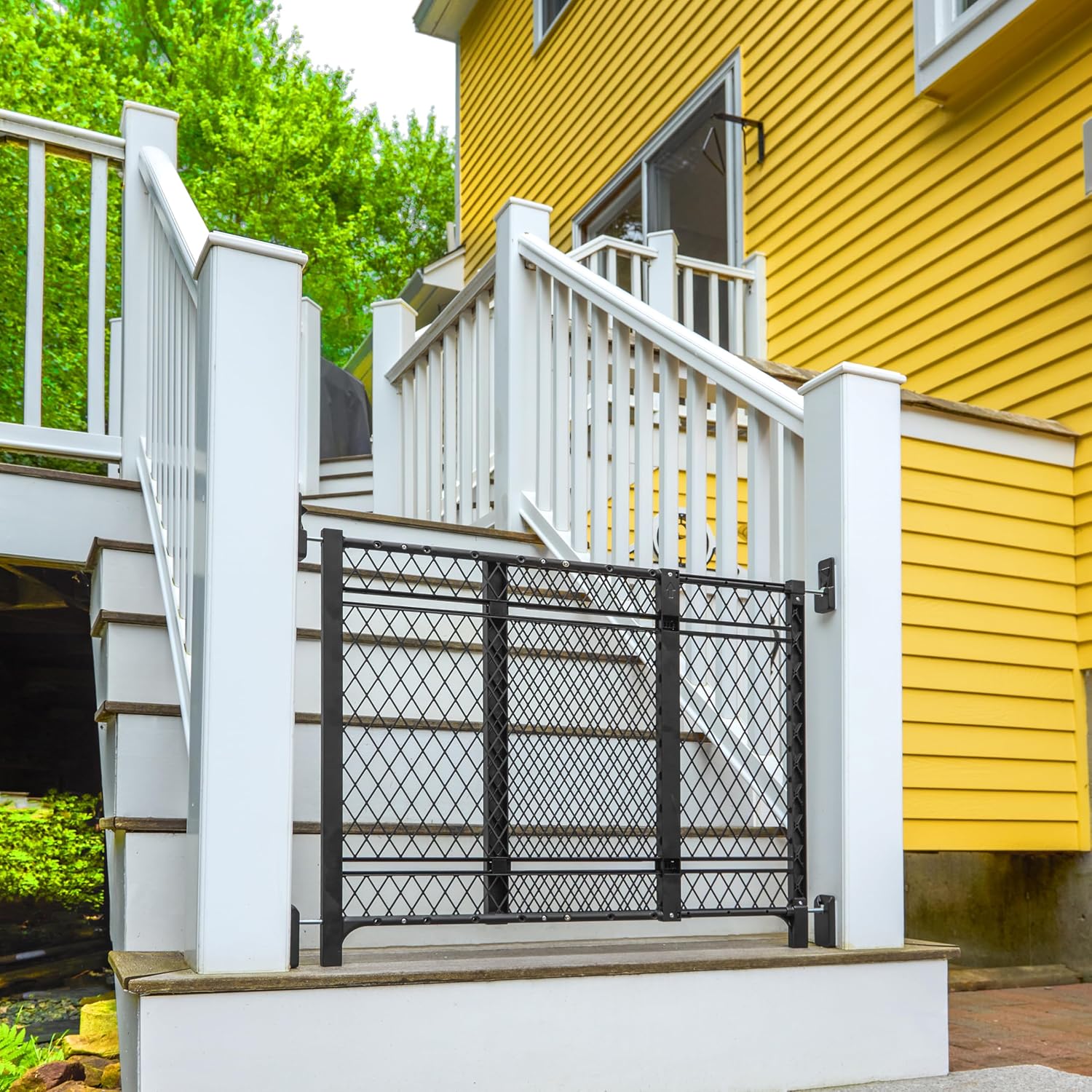 Ingenuity Doorway 42W Series Dog and Baby Gate, Indoor Outdoor, Won't Rust or Fade, Plastic Panel, Fits 23-42" Openings, 24u201D Tall - Image 6