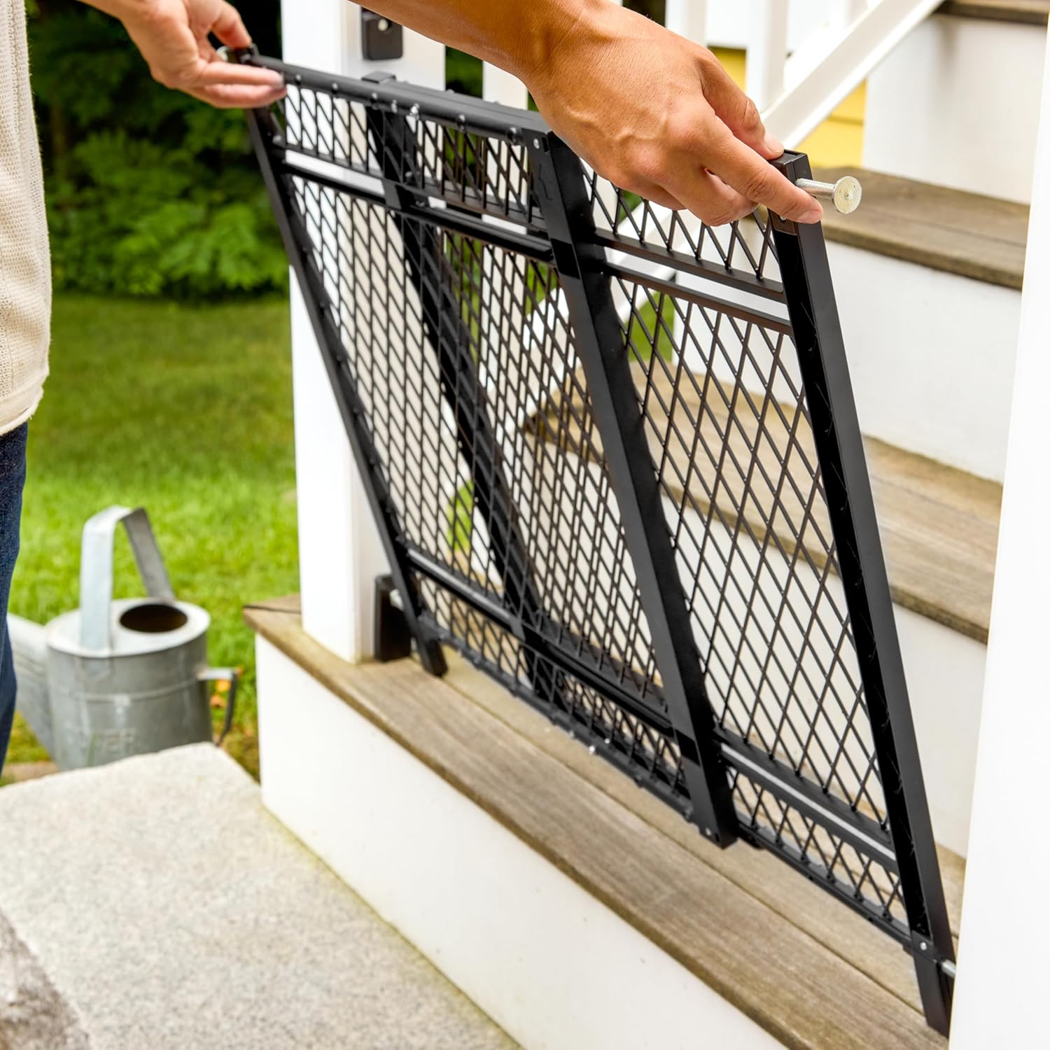 Ingenuity Doorway 42W Series Dog and Baby Gate, Indoor Outdoor, Won't Rust or Fade, Plastic Panel, Fits 23-42" Openings, 24u201D Tall - Image 7