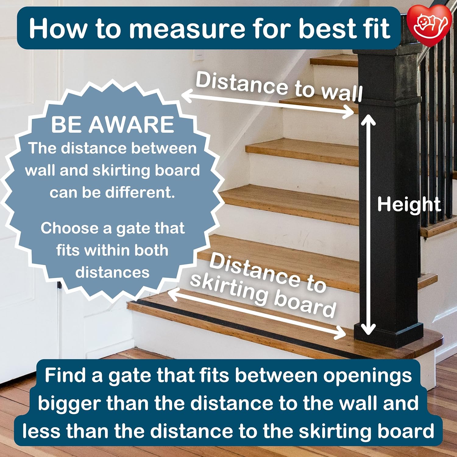 Alternative view of BabyDan MultiDan, 23.9"-40.", Extendable Stair Gate/Baby Gate/Safety Gate, Wood, Made in Denmark - (Pet Gate/Dog gate)
