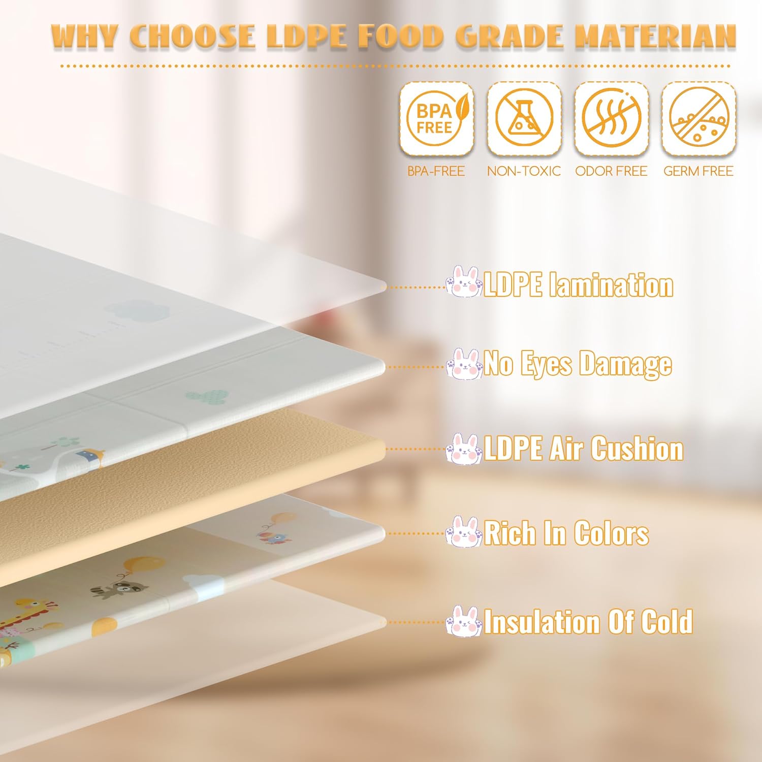 Alternative view of LUTIKIANG 79" x 71" Baby Playpen with Upgrade Mat, Portable Play Yard for Babies and Toddlers, Extra Large Baby Gate Playpen, Play Pin, Fence Area, Includes Ocean Balls, Pulling Rings