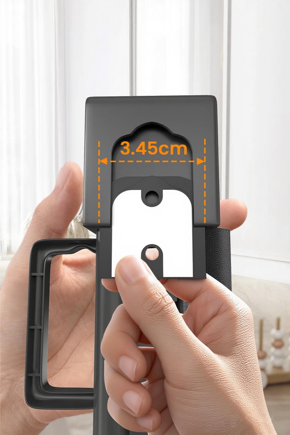 Retractable Baby Gate Replacement Parts Compatible with 55" W x 33" H Retractable Baby Gates Including 2 Latches+2 Brackets+1 Set of Screws for Dog Gate Easy Installation