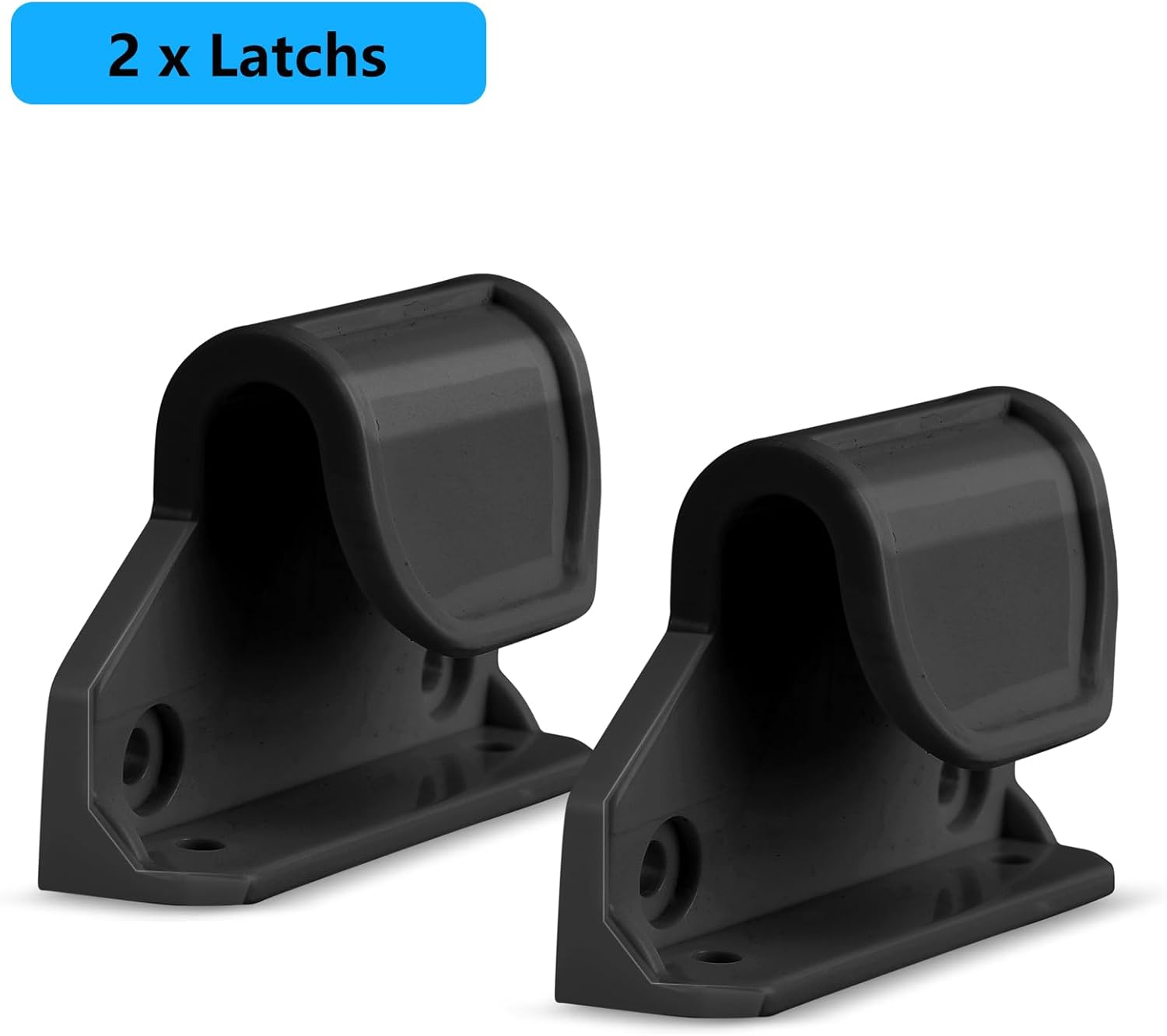 Retractable Baby Gate Replacement Parts, 55" W x 33" H Retractable Baby Gate Extensions (Including 2 x Latches + 2 x Brackets + 1 Set of Screws) for Retractable Gate (Black)