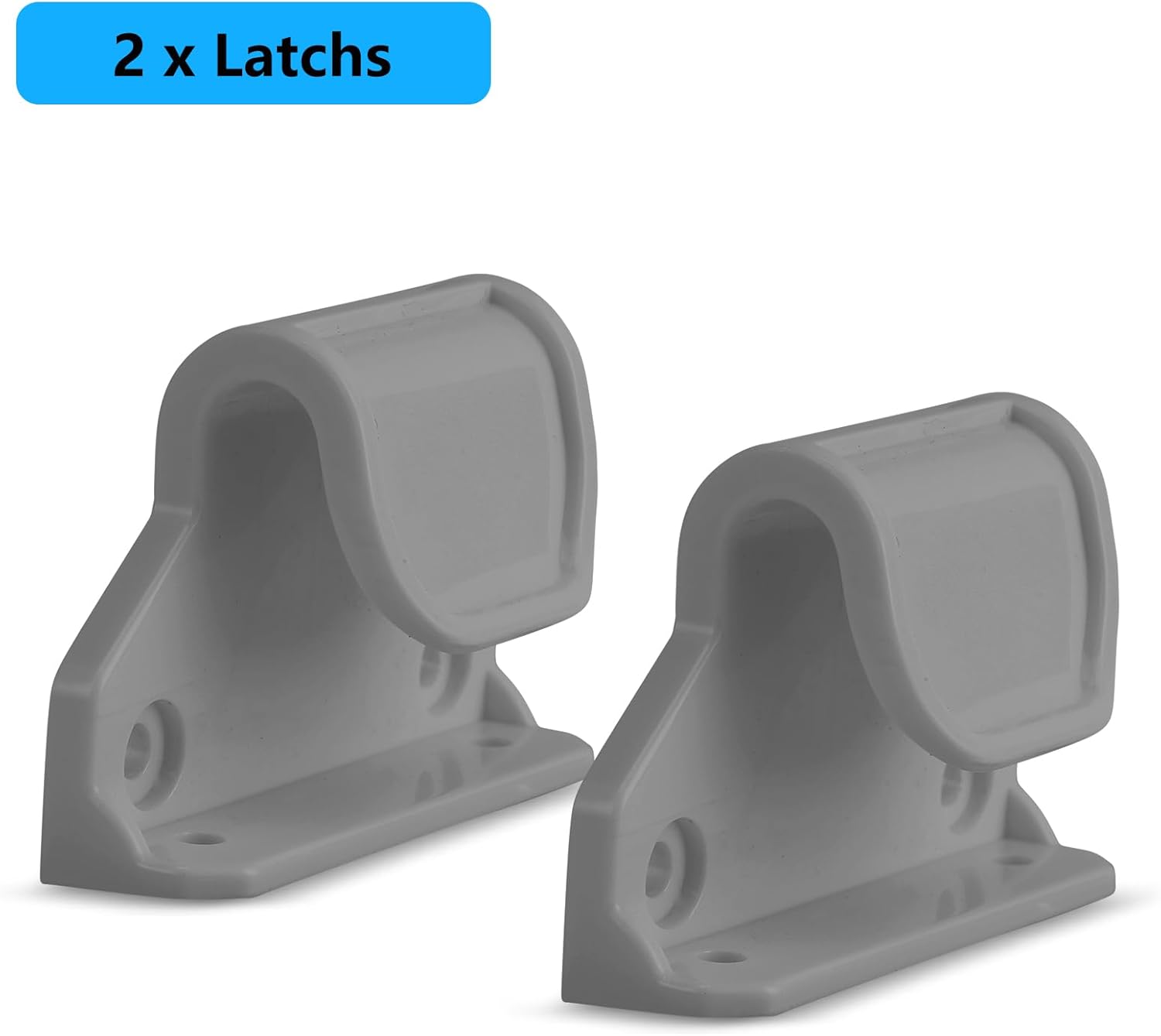 Retractable Baby Gate Replacement Parts, 55" W x 33" H Retractable Baby Gate Extensions (Including 2 x Latches + 2 x Brackets + 1 Set of Screws) for Retractable Gate (Gray)