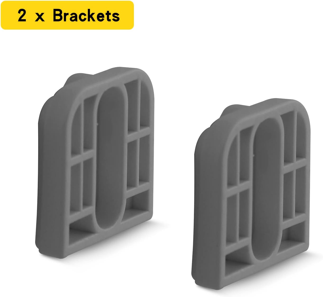 Alternative view of Dearlomum Retractable Baby Gate Replacement Parts, Original Hardware Set (Including 2 x Latchs + 2 x Brackets + 1 Set of Screws) for Retractable Gate Asin B09K7GXDVT/B09K7J4PH2/B09XMRJ87H (Grey)