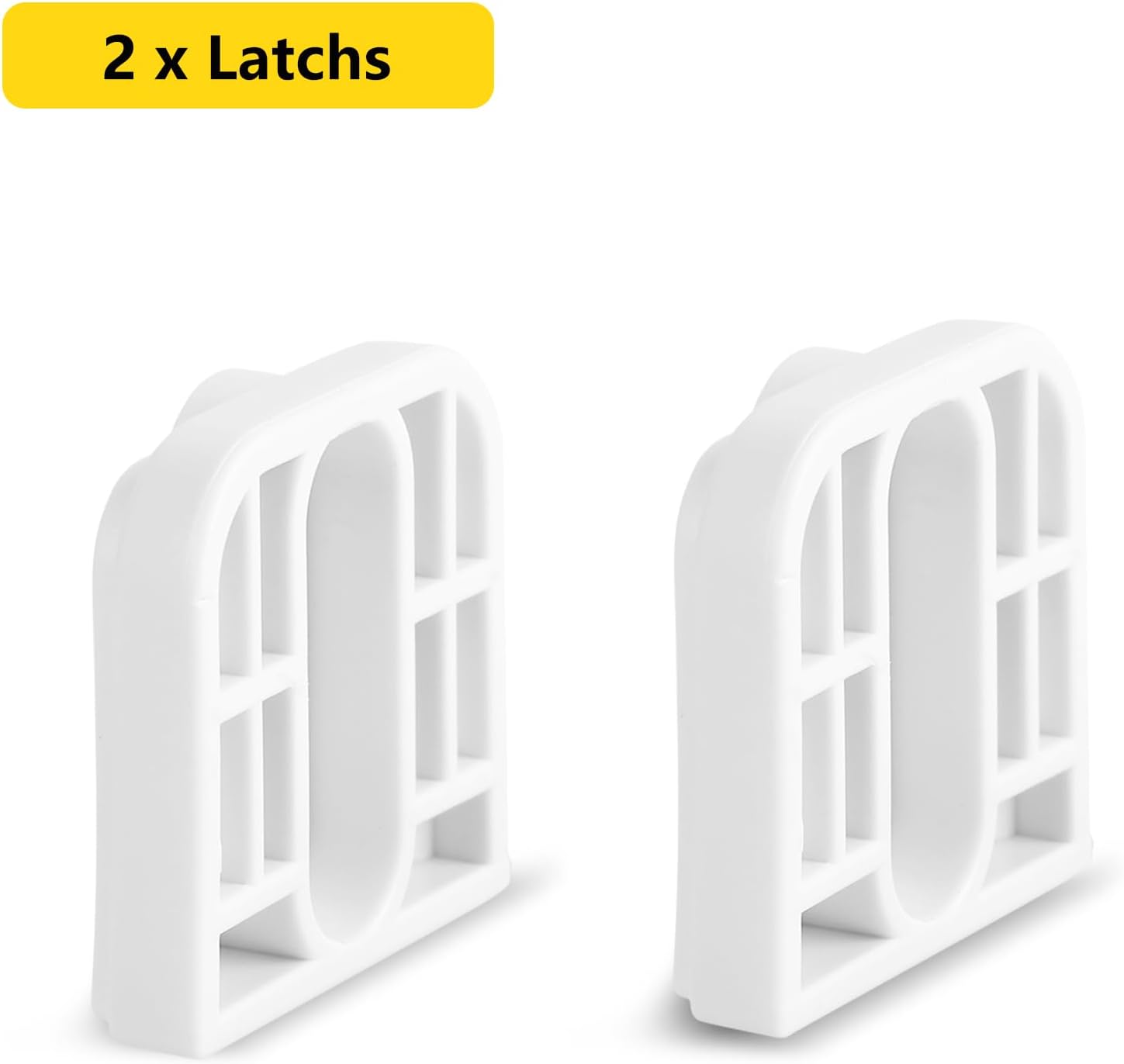 Alternative view of Retractable Baby Gate Replacement Part, Wall Mounting Accessories Brackets Latches Anchors Screws Extra Wide Baby Gate Replacement Parts Retractable Pet Gate Hardware (White)