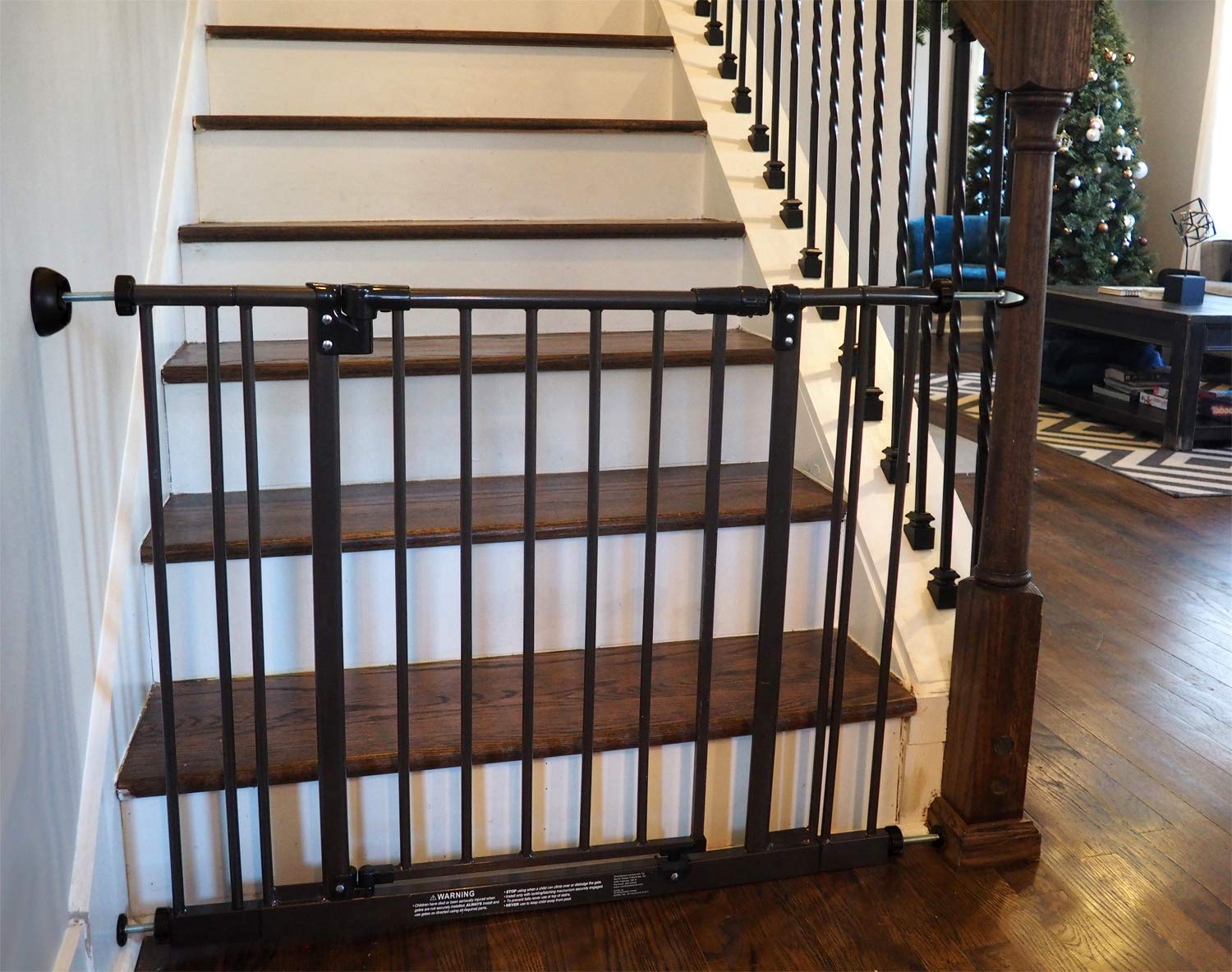 Baby Gate Guru Small Wall Protector 4 Pack - Black - Cup Pads to Guard Your Walls from Pressure Mounted Baby Gates, Pet Gates, Safety Gates, Shower Curtain Rods, and More (4 Pack, Black) - Image 6