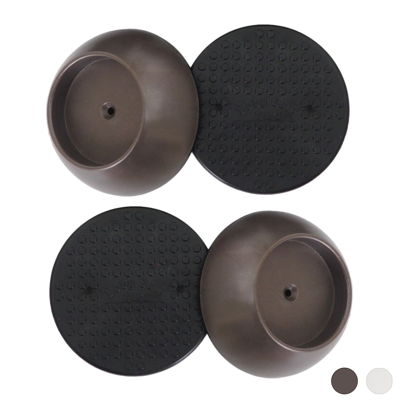 Baby Gate Guru Small Wall Protector 4 Pack - Black - Cup Pads to Guard Your Walls from Pressure Mounted Baby Gates, Pet Gates, Safety Gates, Shower Curtain Rods, and More (4 Pack, Black) - Image 7