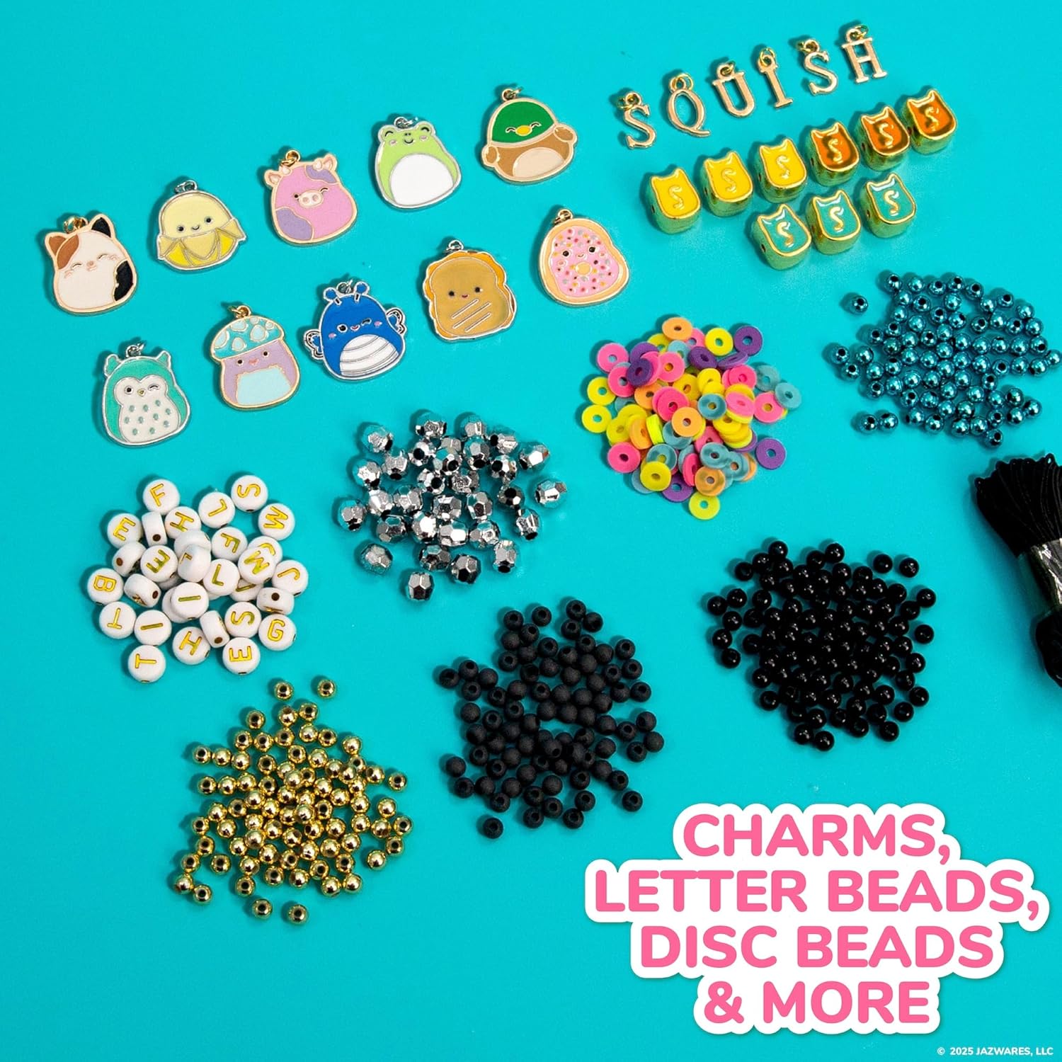 Original Squishmallows Bracelet Design Set, Cute & Friendship Bracelet Kit, Jewelry Making Kit, Charm Bracelet Making Kit, Beading & Jewelry Making, Friendship Bracelet Making Kit - Image 5