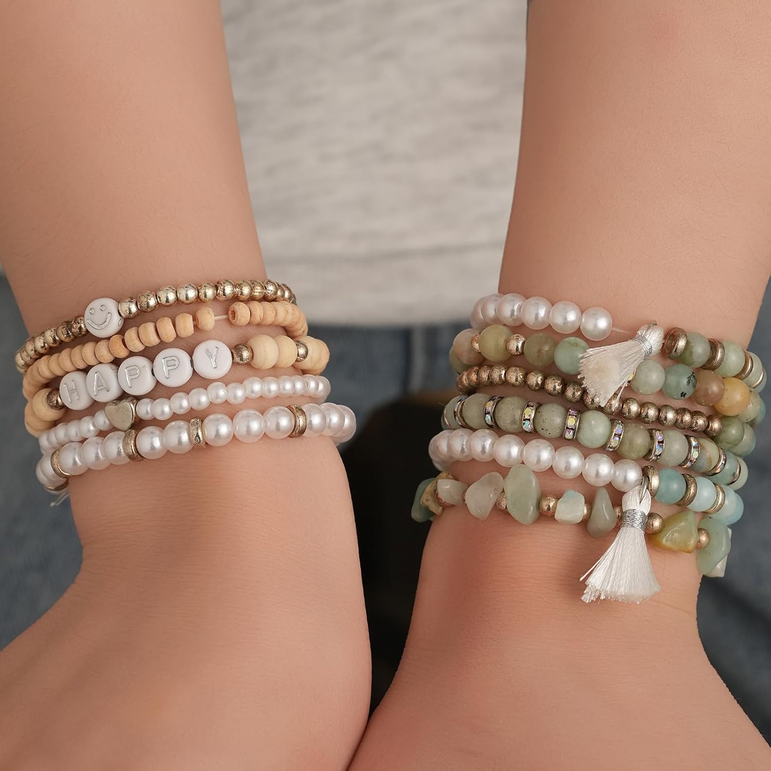 Xylise Jewelry Making Supplies Kit Natural Stone Beads for Irregular Natural Stone with for DIY Craft Bracelet Necklace Earrings for Adults (Amazonian) - Image 3