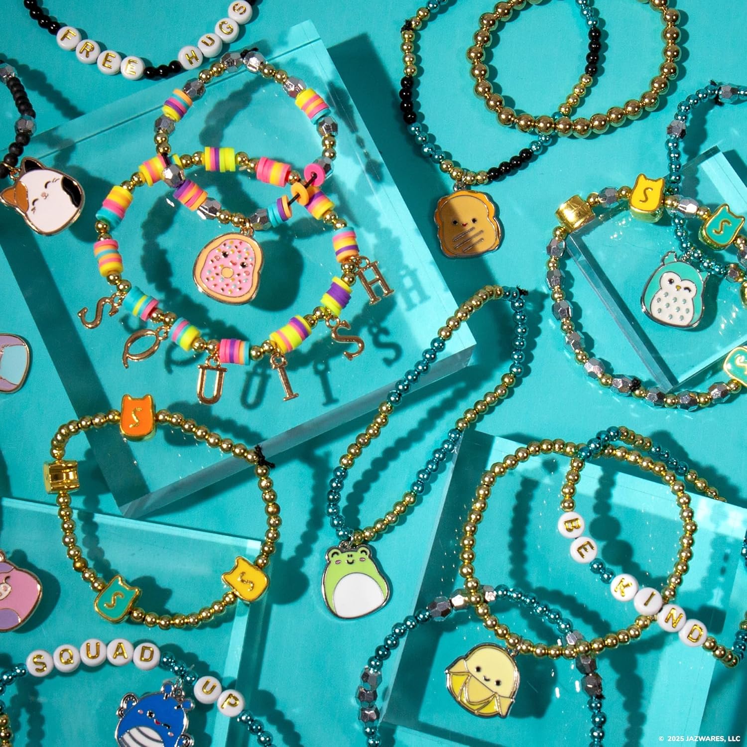 Original Squishmallows Bracelet Design Set, Cute & Friendship Bracelet Kit, Jewelry Making Kit, Charm Bracelet Making Kit, Beading & Jewelry Making, Friendship Bracelet Making Kit - Image 7