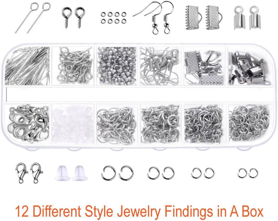 Alternative view of PAXCOO Jewelry Making Supplies Kit with Tools, Wires, Findings for Jewelry Repair and Beading