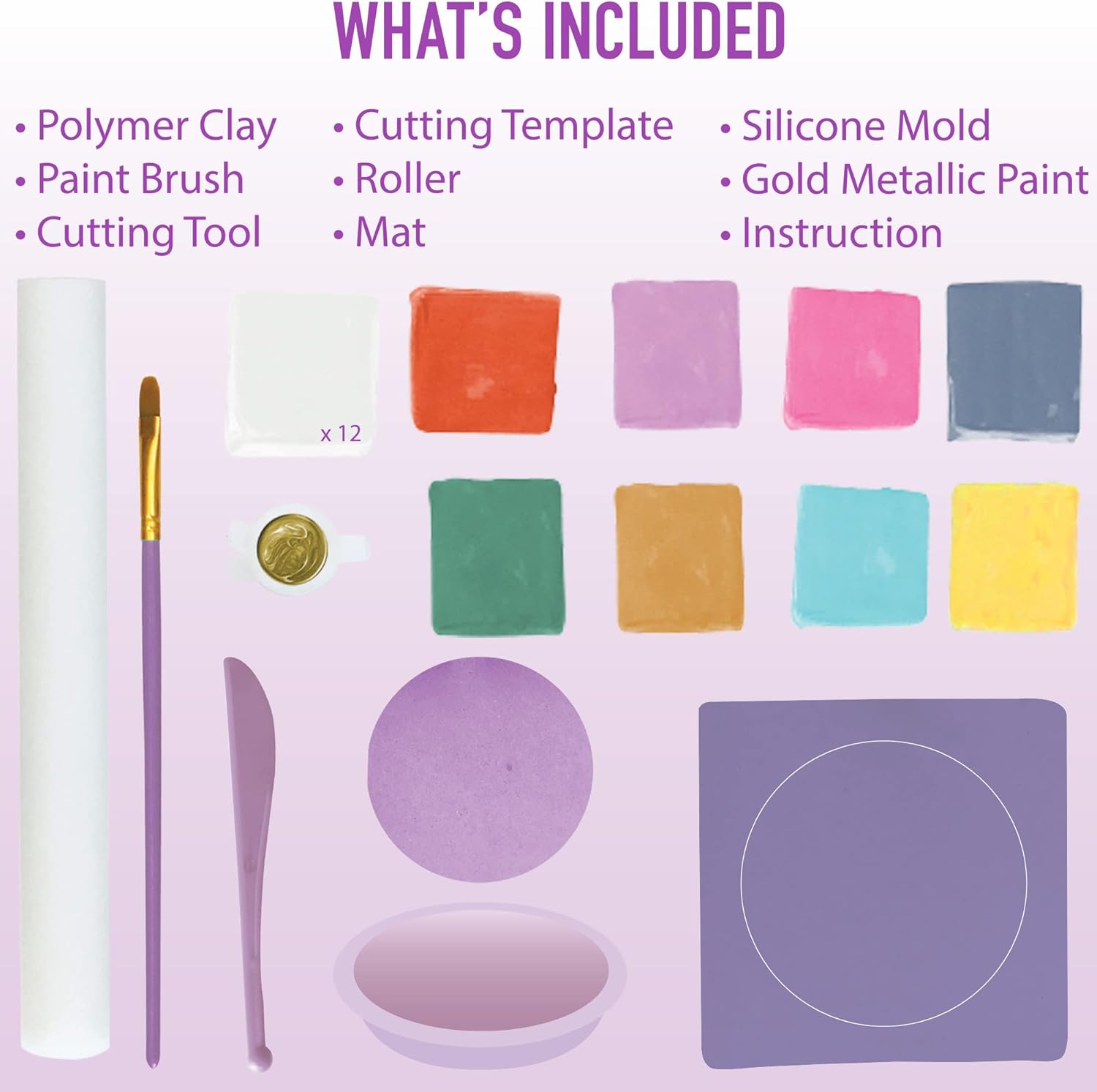 Alternative view of Make Your Own Clay Jewelry Bowls Arts and Crafts Kit for Girls Kids Ages 8 9 10 11 12 Years Old
