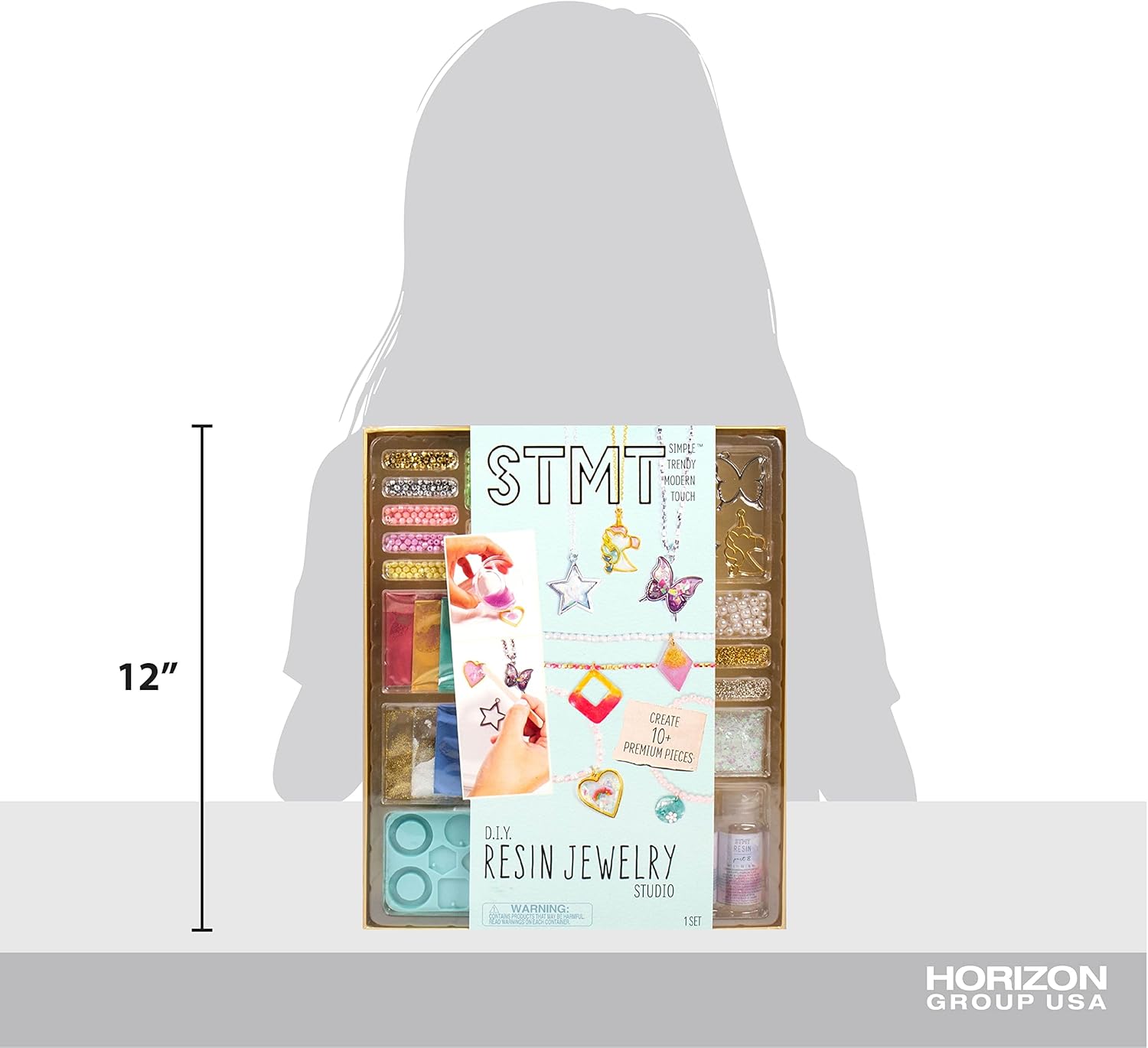 Alternative view of STMT D.I.Y. Resin Jewelry Studio, All-in-One Resin Jewelry Making Kit with Molds, Fun DIY Kit to Make Your Own Necklaces, Bracelets & More, Great Gift for Teen Girls 14+