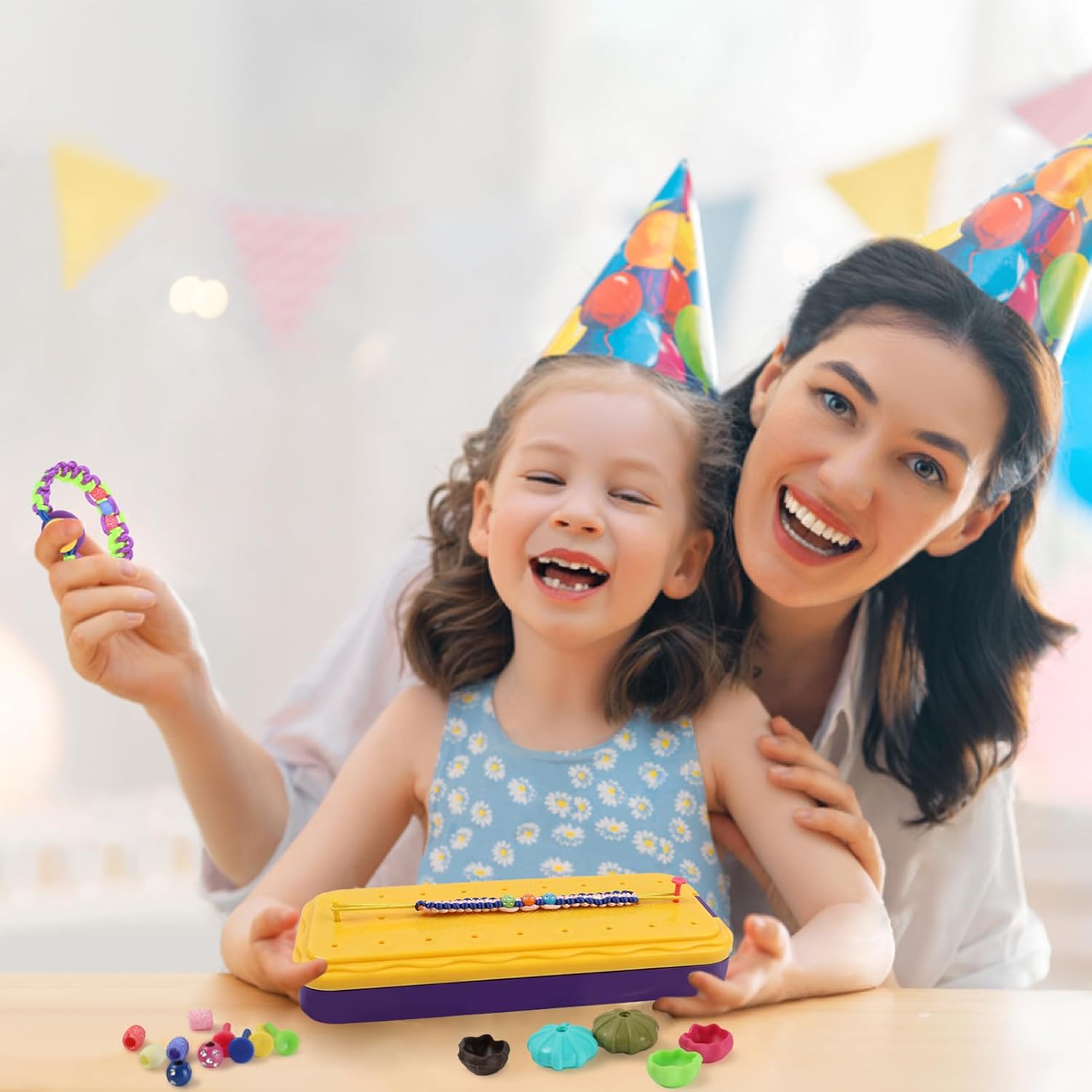 Alternative view of DDAI Arts and Crafts for Kids Age 8-12 Friendship Bracelet Making Kit for Girls - Best Birthday Gifts Ideas for Girl 7 9 10 11 Year Old - Popular Bracelets String Maker Toys Set