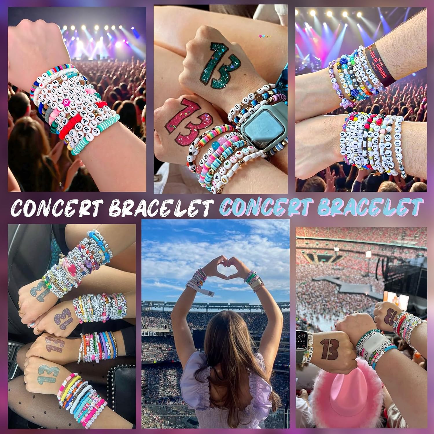 Gionlion 30,000 Pcs Clay Beads Bracelet Making Kit, 168 Colors 8 Boxes Flat Preppy Beads for Friendship Bracelets, Jewelry Kit with Pendant Charms Elastic String Crafts Arts Crafts Gifts - Image 5