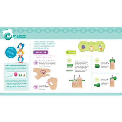 Make Clay Charms (Klutz Craft Kit) 8" Length x 1.19" Width x 9" Height