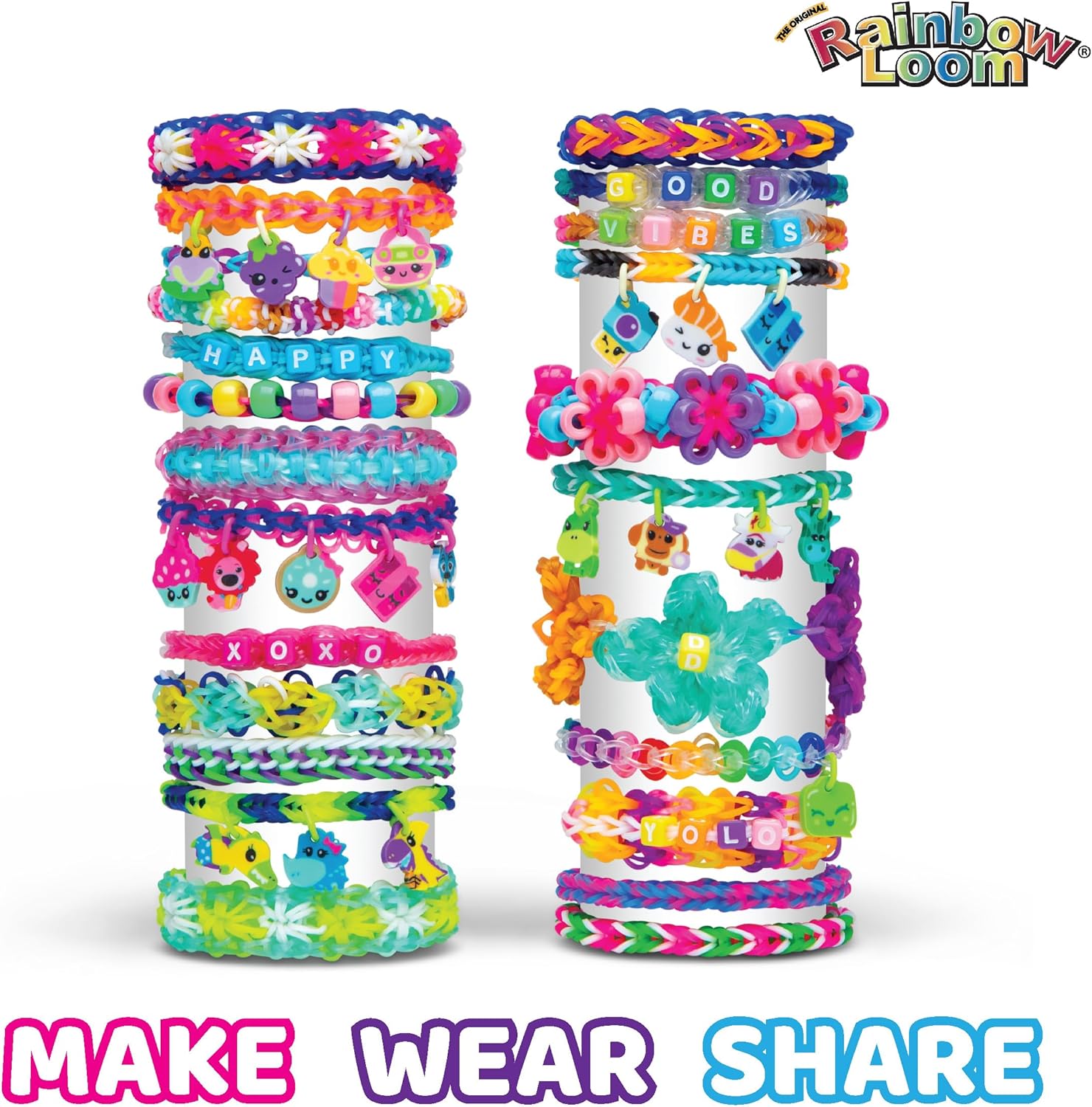 Alternative view of Rainbow Loom® Loomi-Pals™ MEGA Set, Features 60 Cute Assorted LP Charms, The New RL2.0, Happy Looms, Hooks, Alpha & Pony Beads, 5600 Colorful Bands All in a Carrying Case for Boys and Girls 7+