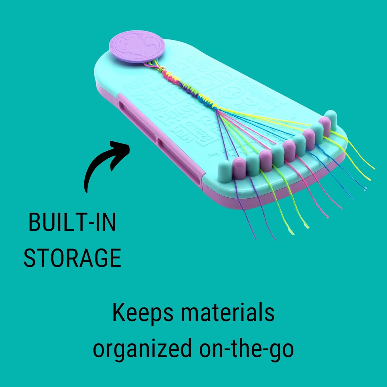 Alternative view of Choose Friendship, My Friendship Bracelet Maker®, an American Original | 20 Pre-Cut Threads - Makes Up to 8 Bracelets | Craft Kit, Kids, Bracelet Making Kit, Jewelry-Making Kit, Gifts for Girls 8-12