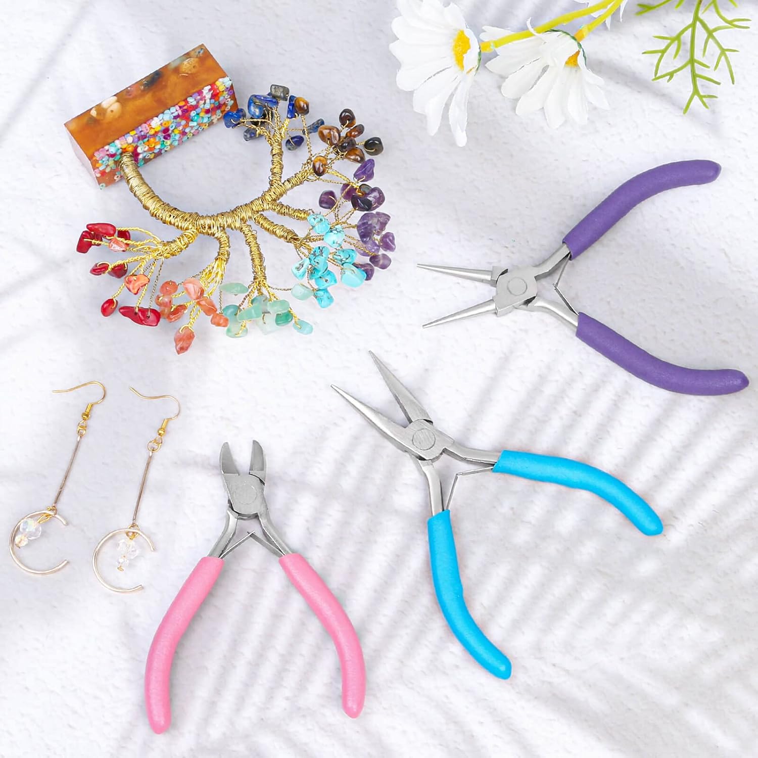 Alternative view of Pliers for Jewelry Making, Shynek Jewelry Pliers Set Includes Needle Nose Pliers, Round Nose Plier and Wire Cutters, Jewelry Making Tools for Jewelry Repair, Wire Wrapping, Beading and Crafts