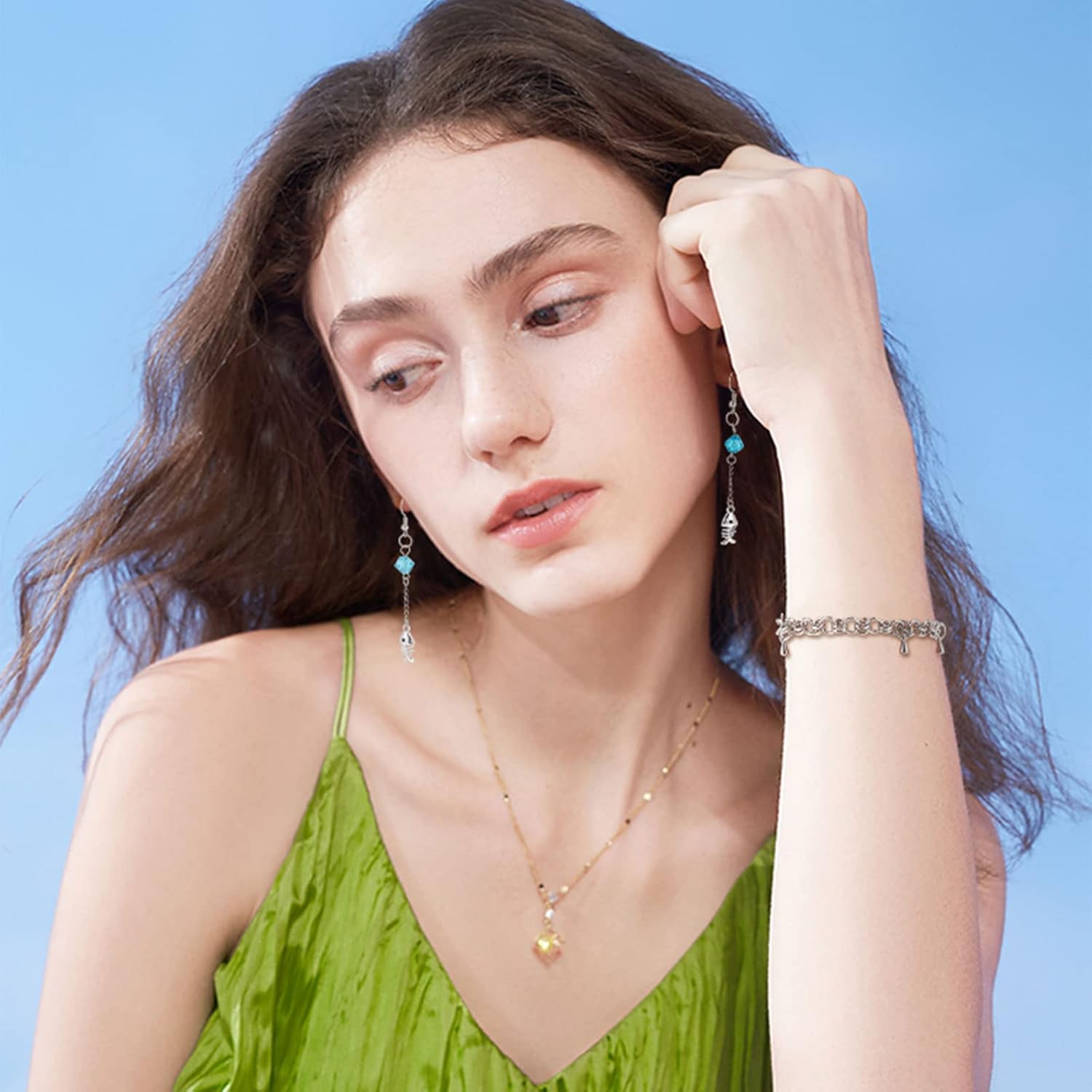 PH PandaHall 830pcs Jewelry Making Findings Stainless Steel, 680pcs 5 Styles Jump Rings 90pcs 3 Styles Lobster Claw Clasps 30pcs 40mm Extender Chains 30pcs Chain Drop for DIY Bracelet Necklace - Image 5