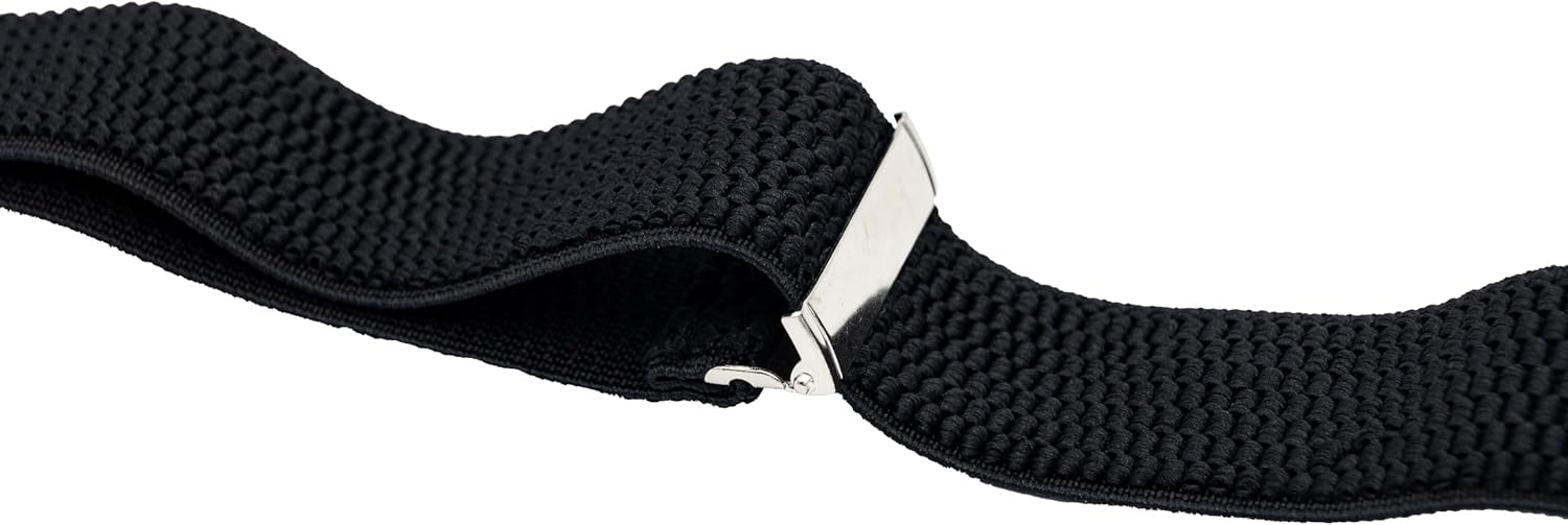 Alternative view of iSuper Suspenders for Men, Adjustable Wide Suspenders with Strong Clips X Shape Costume Heavy Duty (1.5in Width)