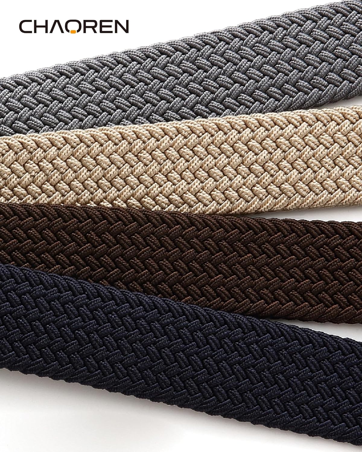 CHAOREN Mens Belt - Braided Stretch Golf Belt for Men 1 3/8"- Gift for Golf Pants Casual Shorts Jeans - Image 6