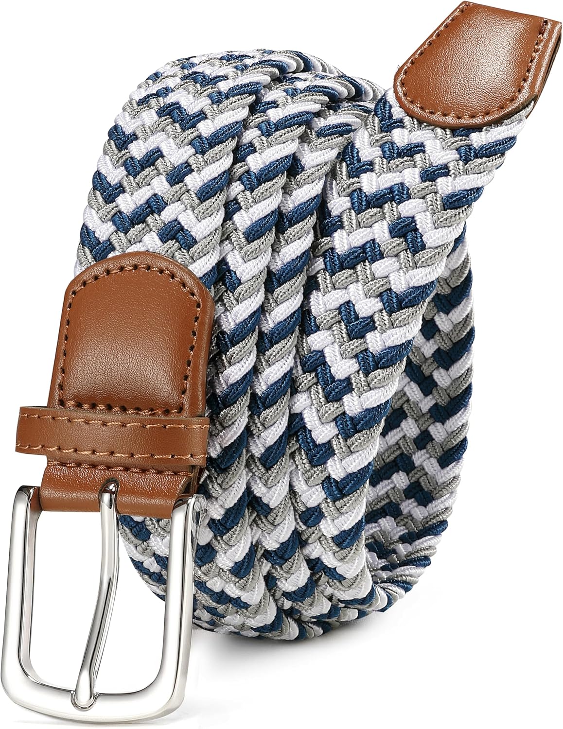 CHAOREN Mens Belt - Braided Stretch Golf Belt for Men 1 3/8"- Gift for Golf Pants Casual Shorts Jeans - Image 9