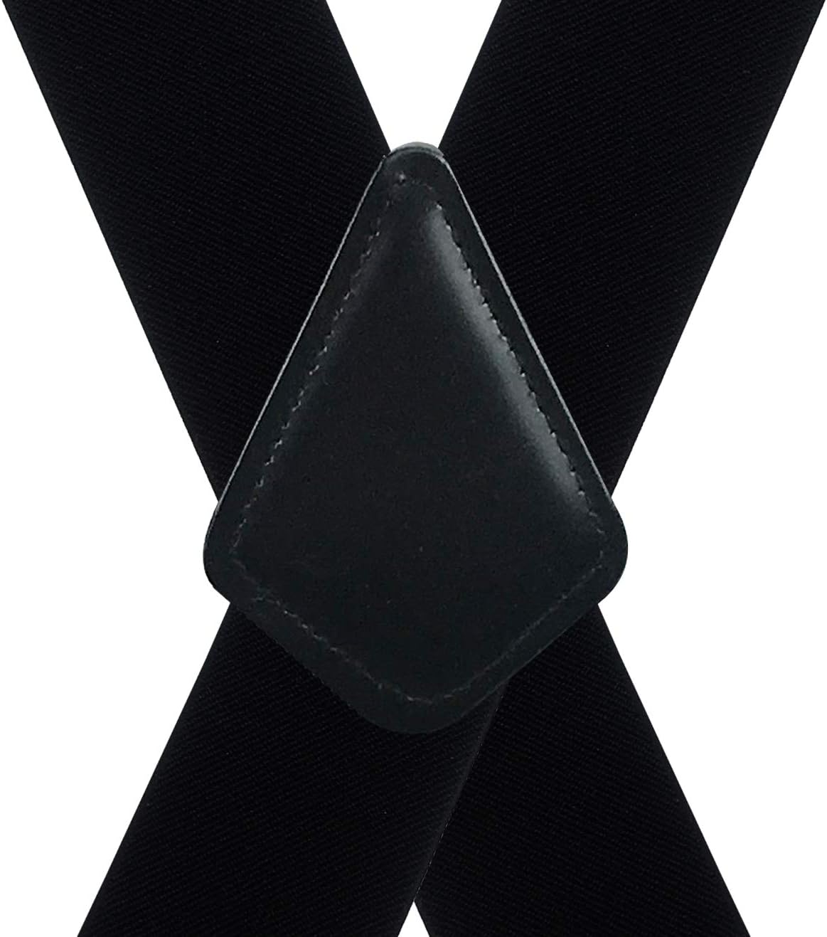 Moulen Men's X-Back 2 Inches Wide Heavy Duty Clips Adjustable Suspenders