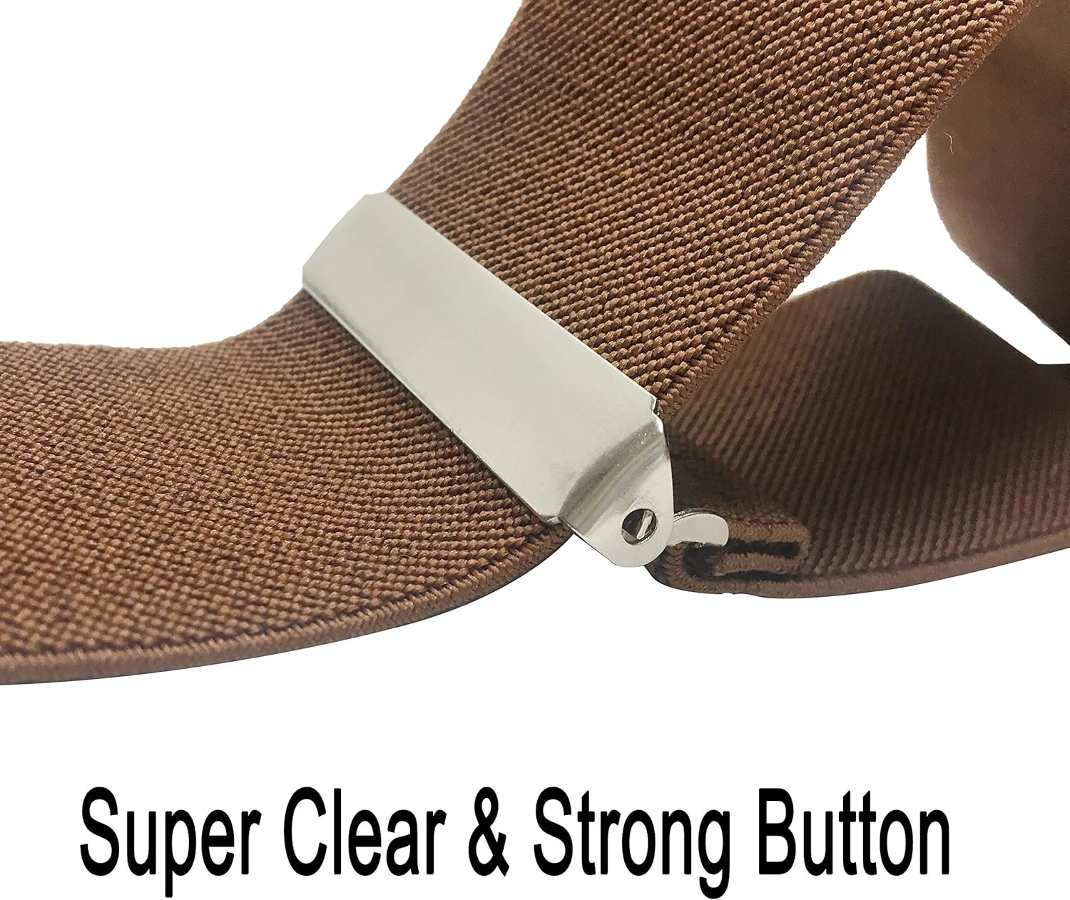 Alternative view of Moulen Men's X-Back 2 Inches Wide Heavy Duty Clips Adjustable Suspenders