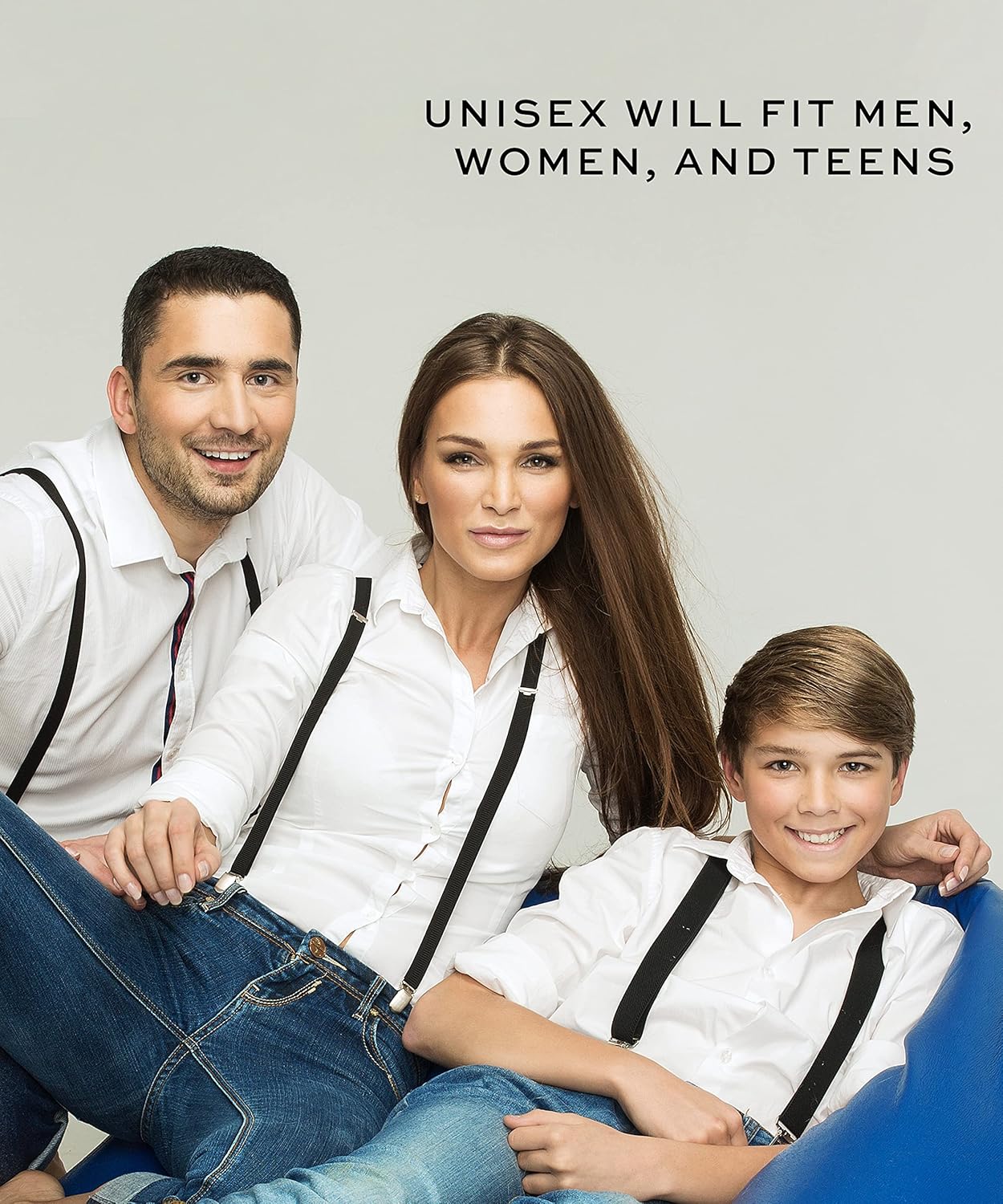 Suspenders for Men Heavy Duty - Adjustable 1u201D Y-Back Men's Suspenders for Dress Pants | Strong Metal Clips, Everyday Wear