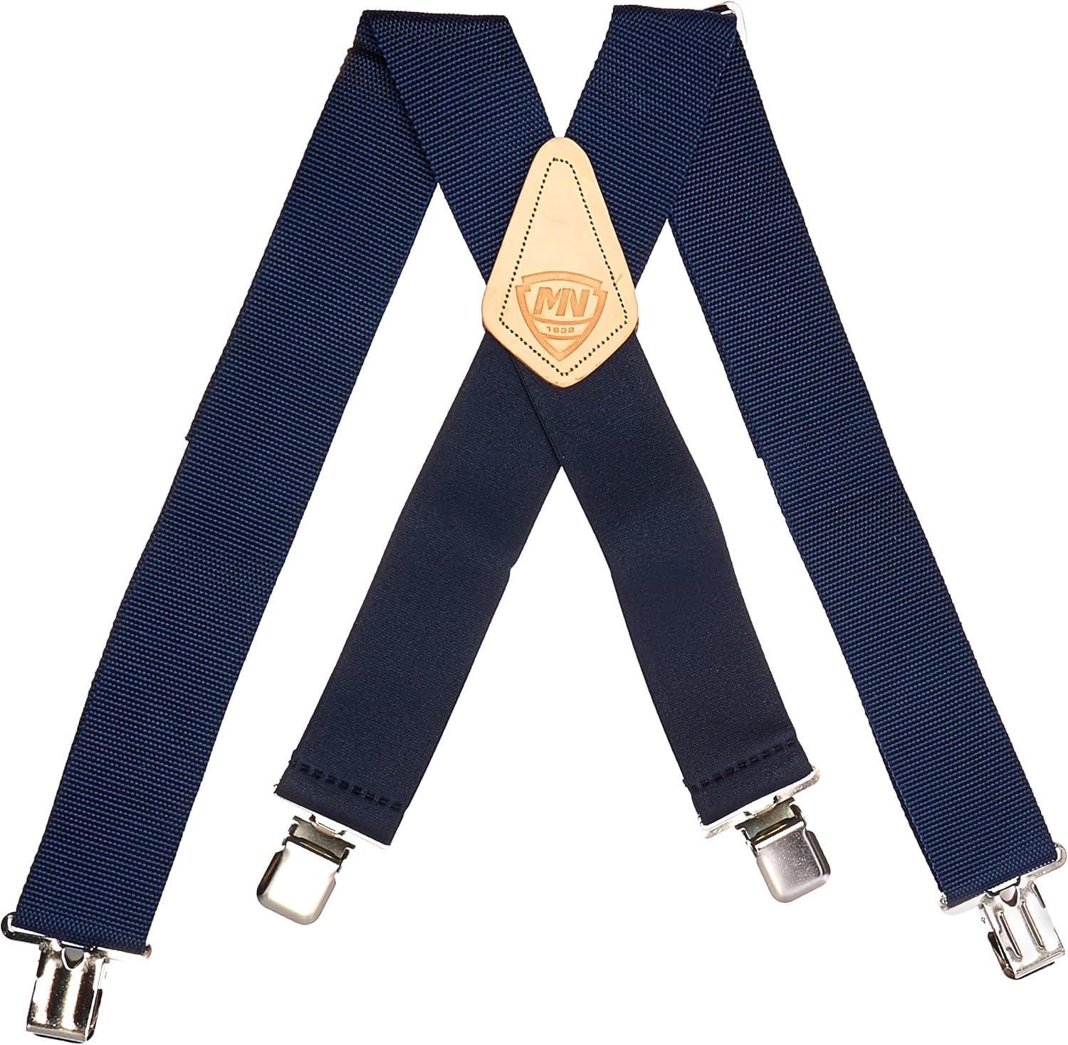 Alternative view of McGuire-Nicholas 2-Inch Wide Ruler Suspenders, One Size Fits All