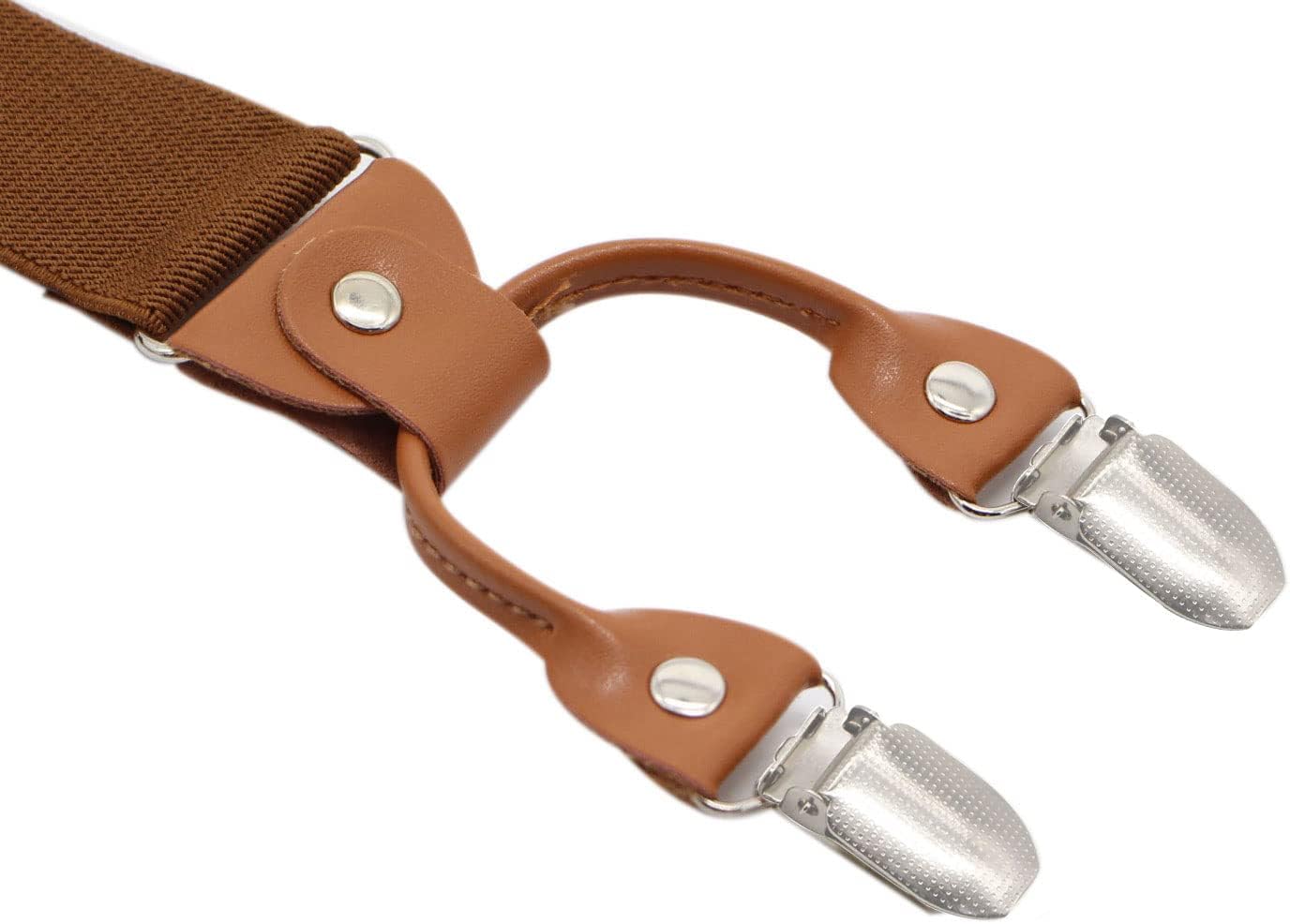 Alternative view of Timiot Menu2019s Y-Back 4 Metal Clip Elastic Wide Suspenders Perfect For Both Casual&Formal