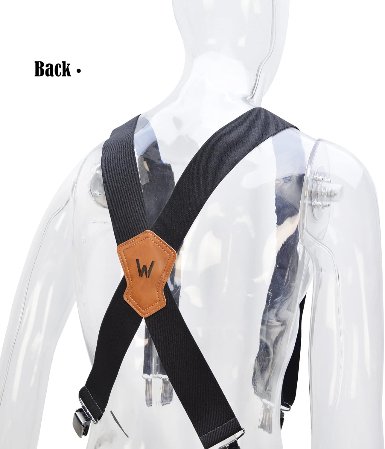 Alternative view of WELKINLAND Elastic Suspenders for Men - Heavy Duty Work Suspenders with Clips