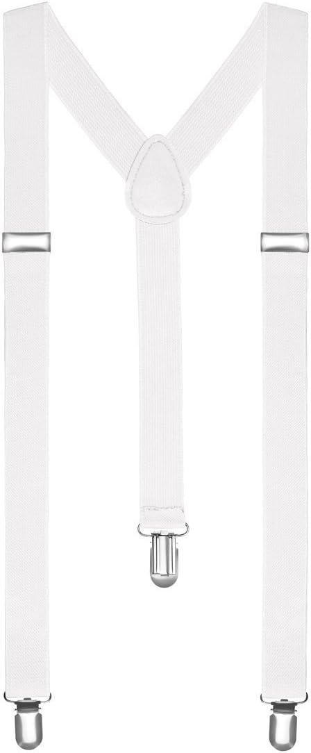 Boolavard Braces/Suspenders One Size Fully Adjustable Y Shaped With Strong Clips - Image 6