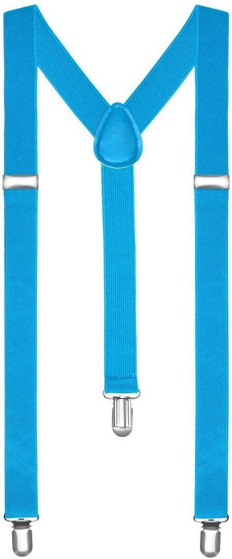 Boolavard Braces/Suspenders One Size Fully Adjustable Y Shaped With Strong Clips - Image 7