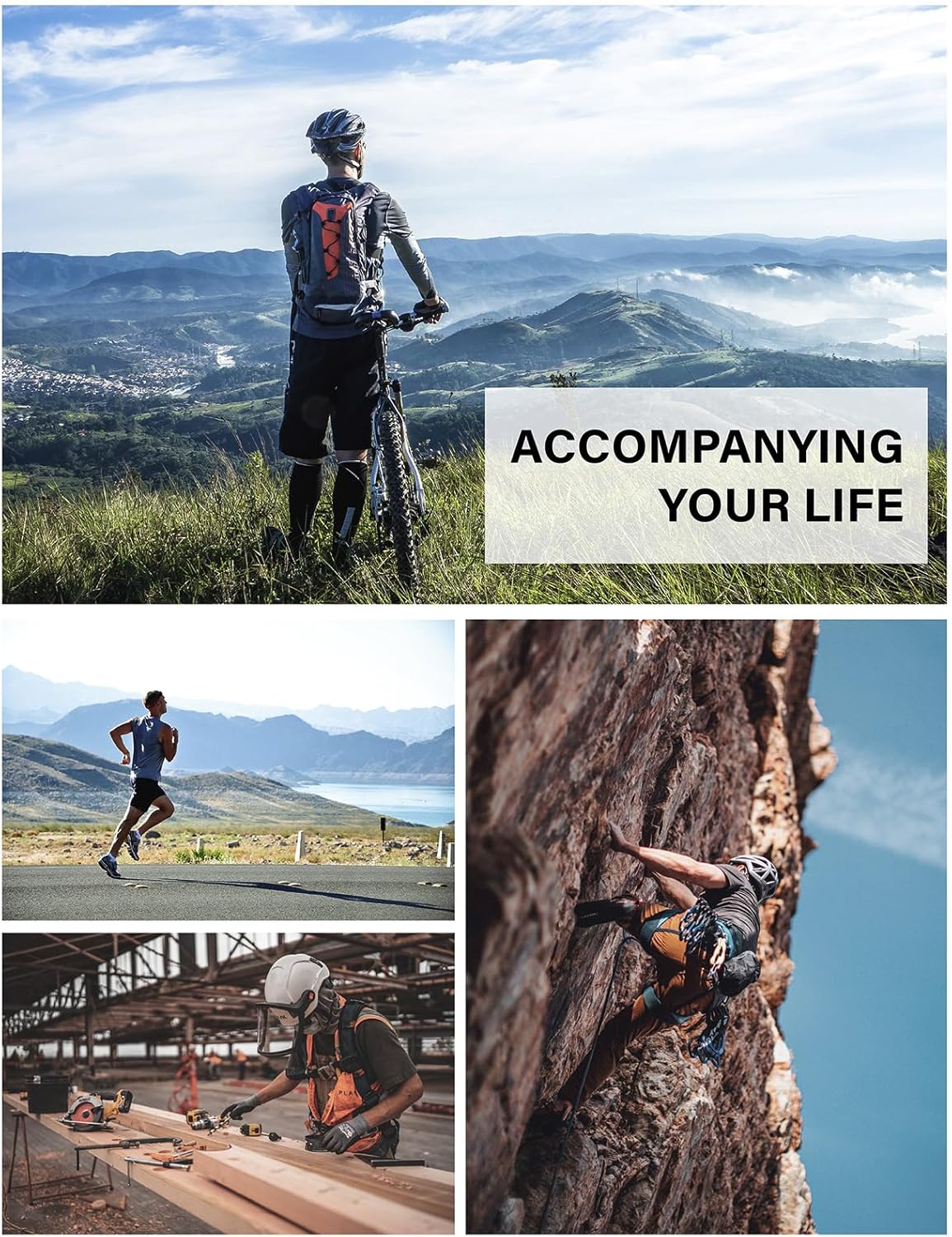 LXMY Mens Belt,Work Belts for Men,Mens Holeless Adjustable Canvas Web Cloth Fabric Belts,Black Casual Dress Business Belt - Image 6