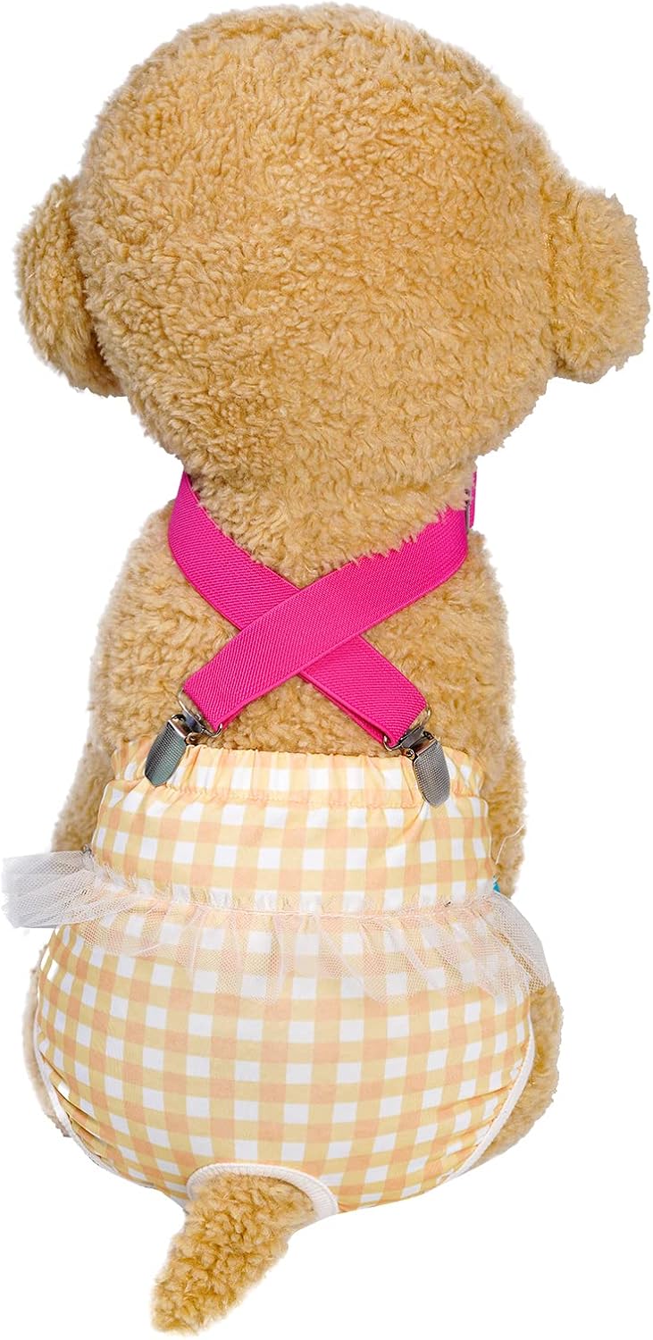 Alternative view of mifengda Dog Suspenders Diapers Suspenders Female Male Adjustable Pet Diapers Keeper for Dog Diapers Pet Clothes Small Dogs
