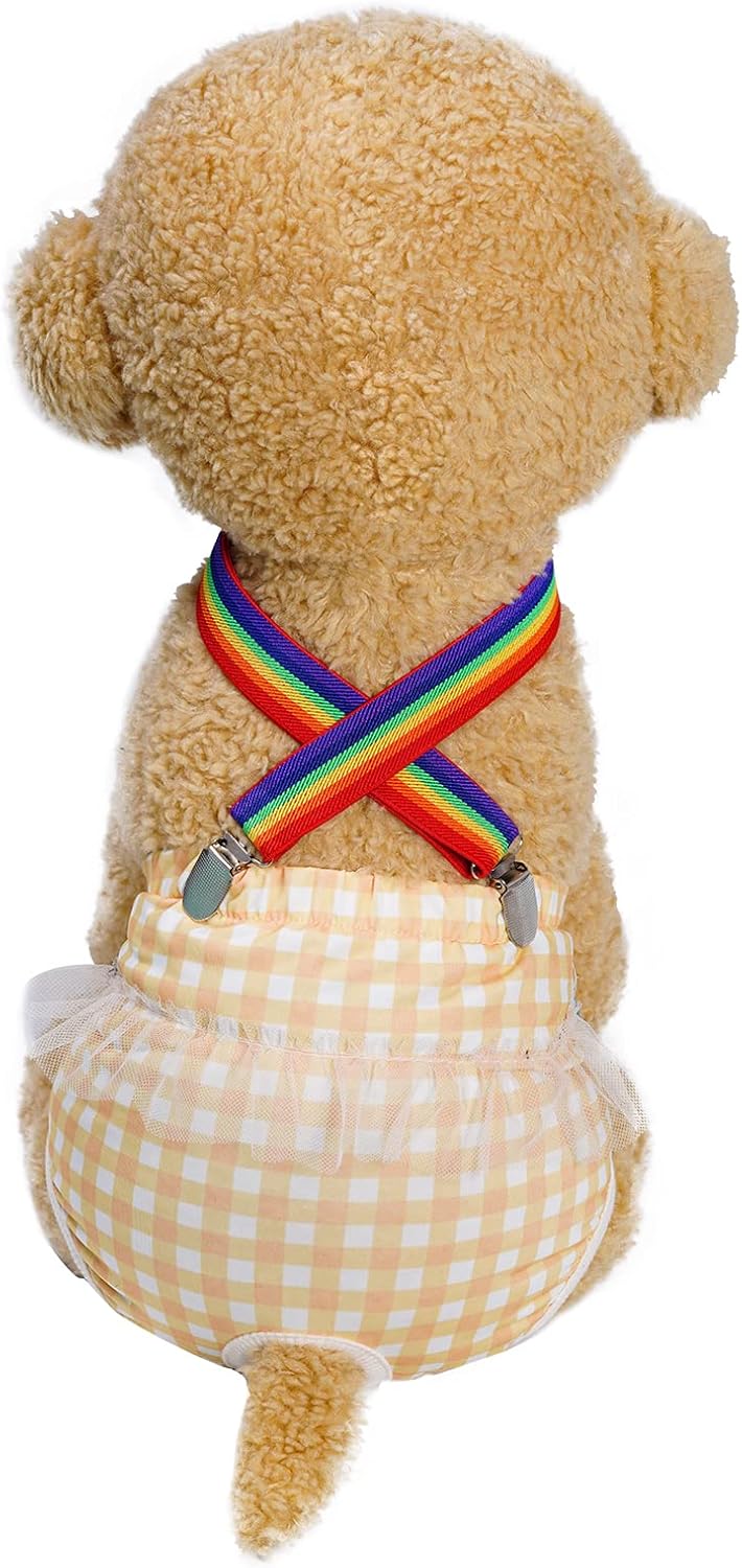 mifengda Dog Suspenders Diapers Suspenders Female Male Adjustable Pet Diapers Keeper for Dog Diapers Pet Clothes Small Dogs - Image 6
