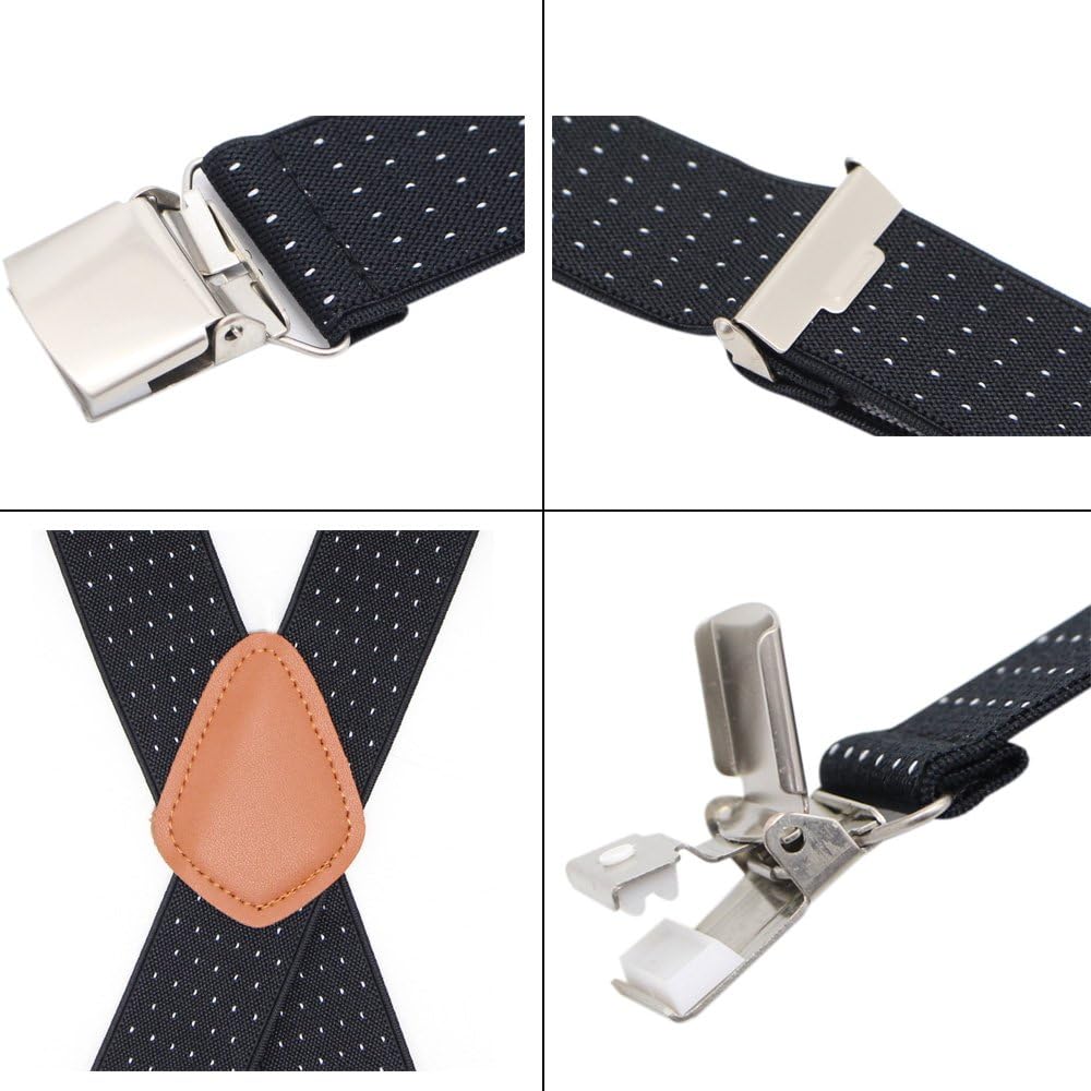 Alternative view of Bioterti Menu2019s Heavy Duty X- Back Suspenders-Adjustable Size, Long & Elastic Braces