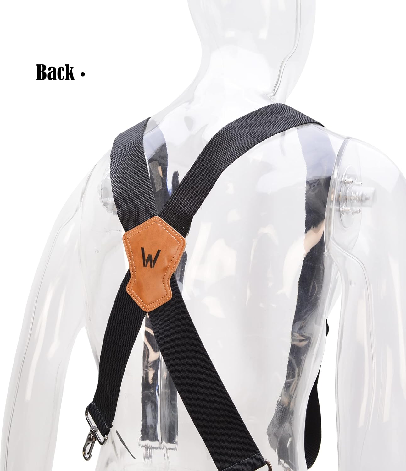 Alternative view of WELKINLAND 2Inch-Wide Heavy Duty Work Suspenders for Men