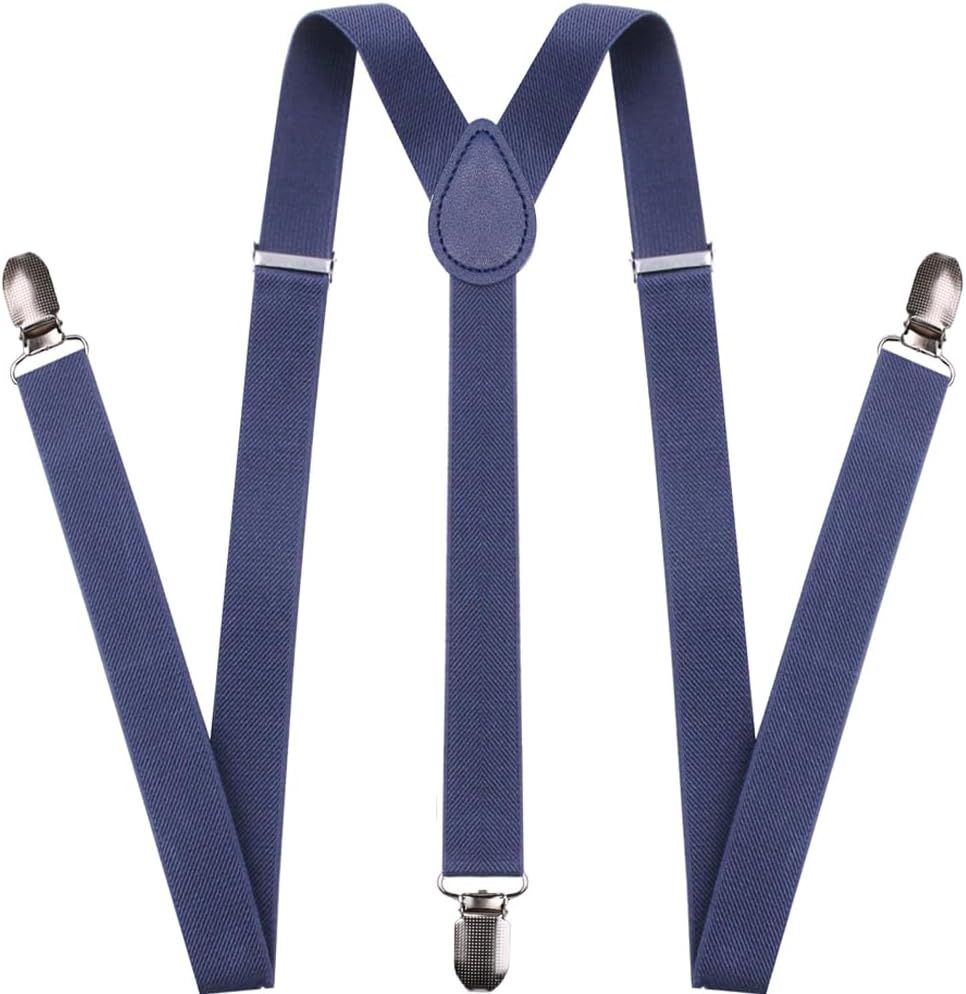 chiyu-yang Suspenders Bow Tie for Men and Women - Adjustable Tall stature Elastic Y Back Style With Strong Metal Clips - Image 9