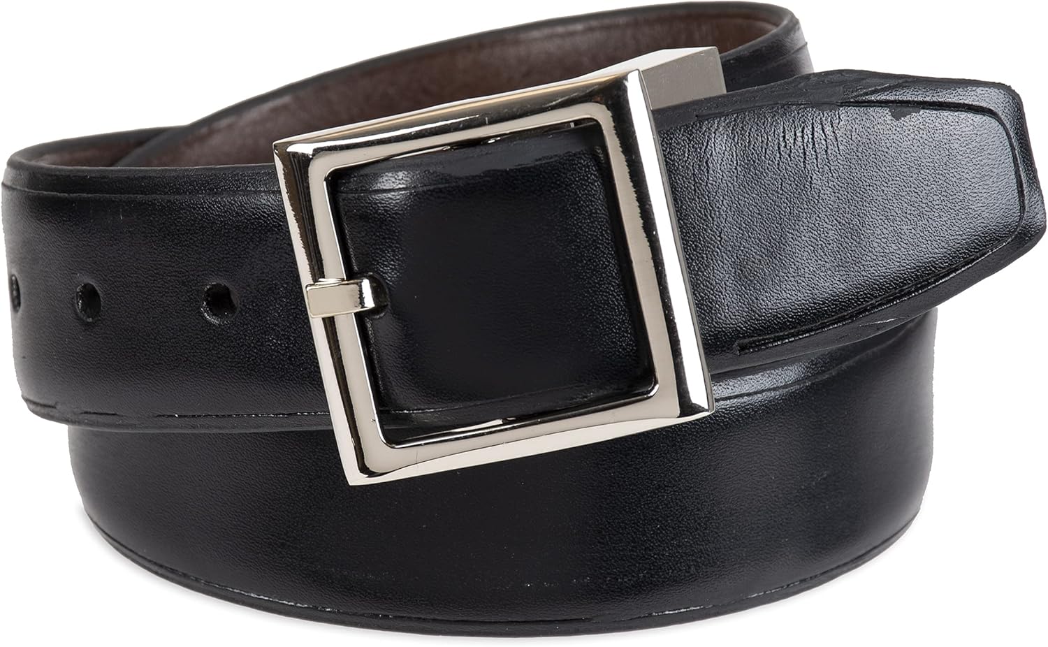 Dockers Boysu2019 2-in-1 Reversible Belt u2013 Versatile for School, Casual & Dress Wear
