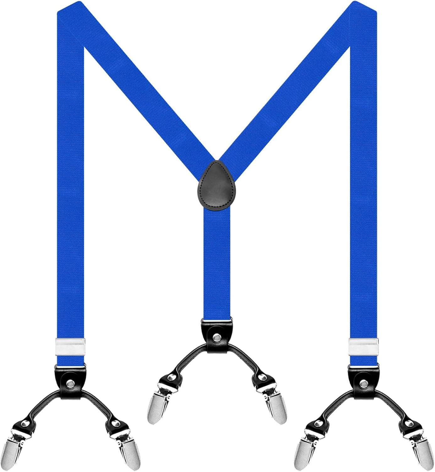 MAHOTUY Suspenders for Men, Adjustable Heavy Duty Men's Suspenders Y Back with 6 Clips Under Clothing for Jeans Dress Pants - Image 8