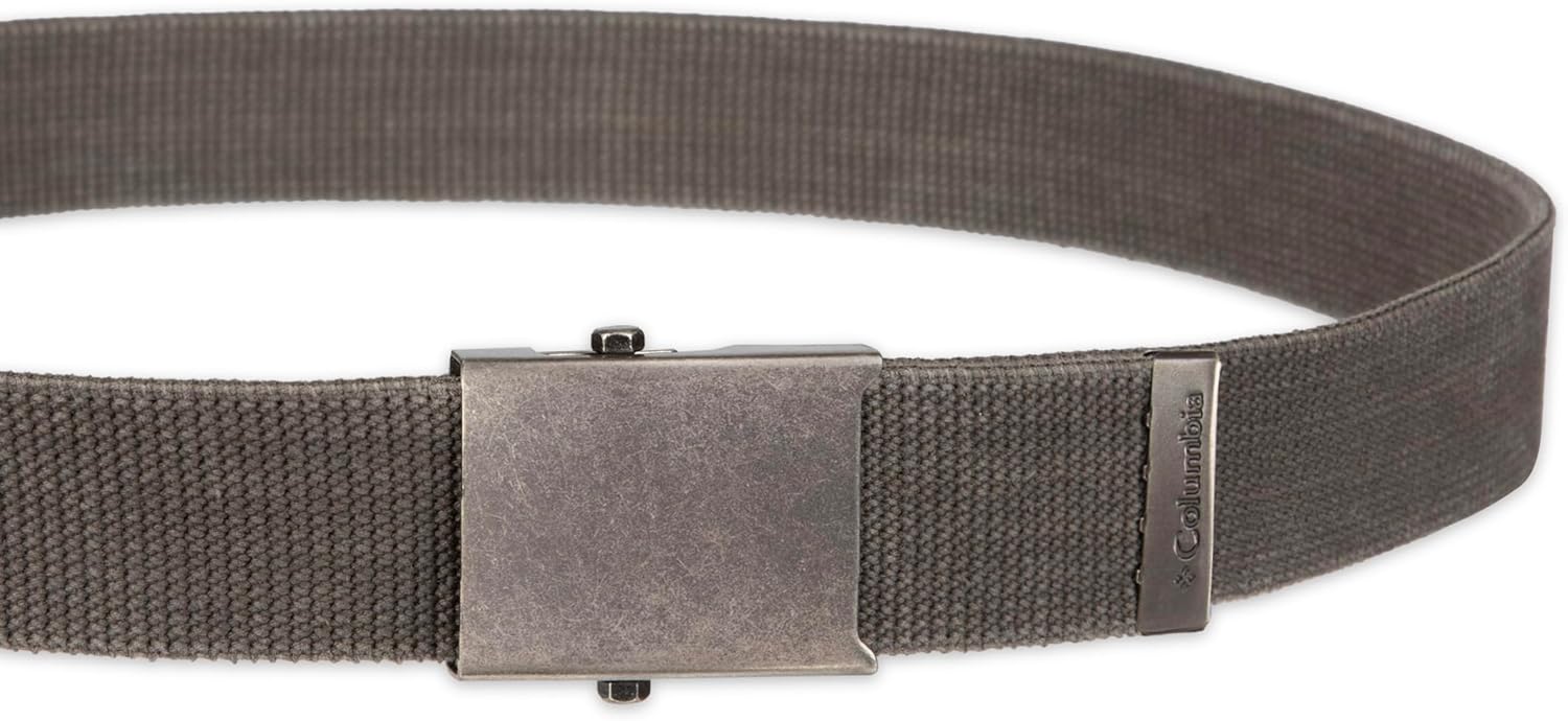 Alternative view of Columbia Men's Military Plaque Buckle Fabric Belt- One Size 42" Length - Everyday and Outdoor Wear