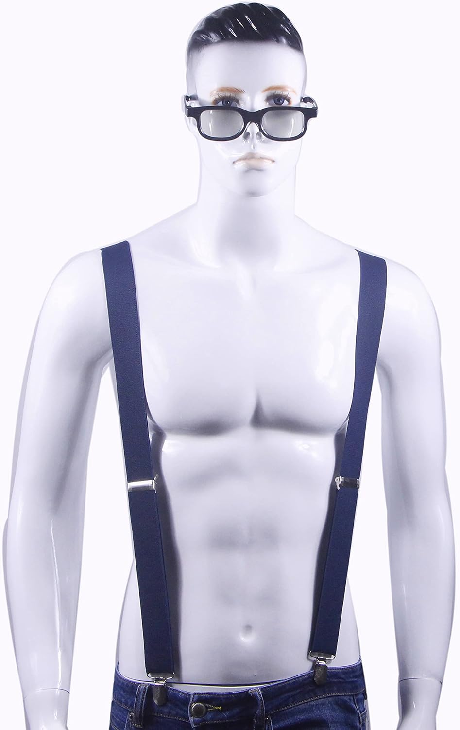 Alternative view of Cedrainy Adjustable Elastic Suspenders for Men's and Women's with X Back Suspenders for Casual & Formal