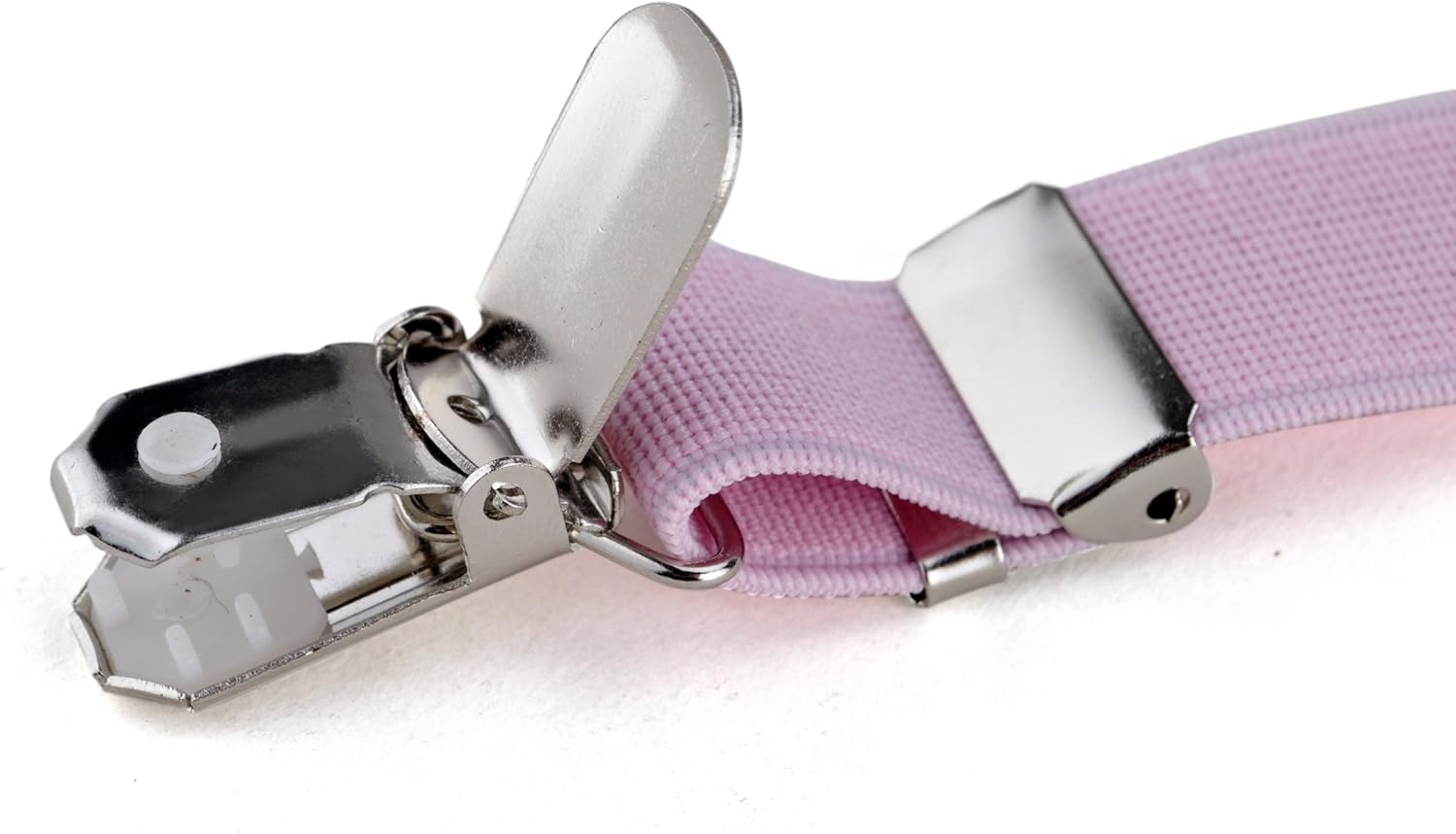 TopTie Men's Solid Suspenders Elastic 3/4 Inch X Back Adjustable Suspenders - Image 7