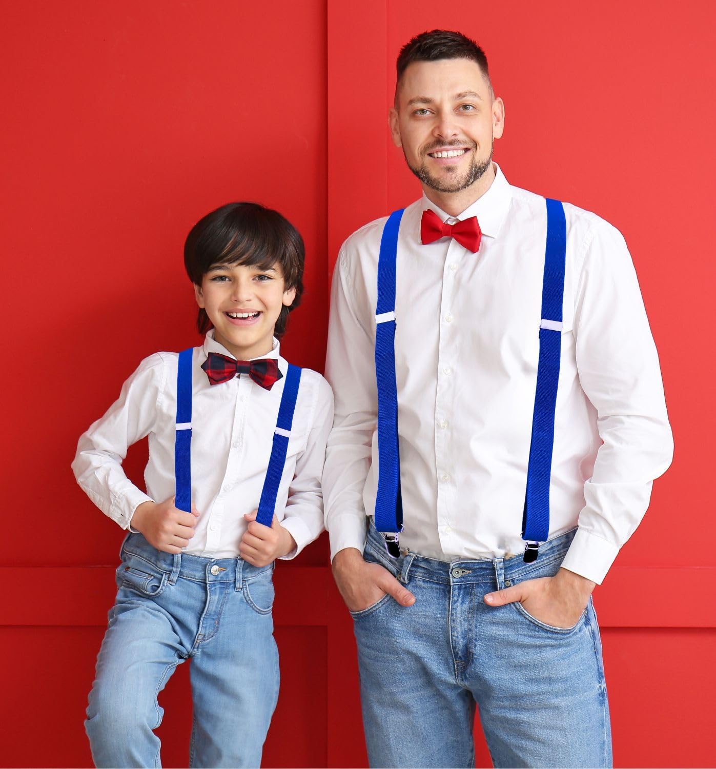 Alternative view of MDSTYLE Suspenders for Men Women Boys - Adjustable Y-Back