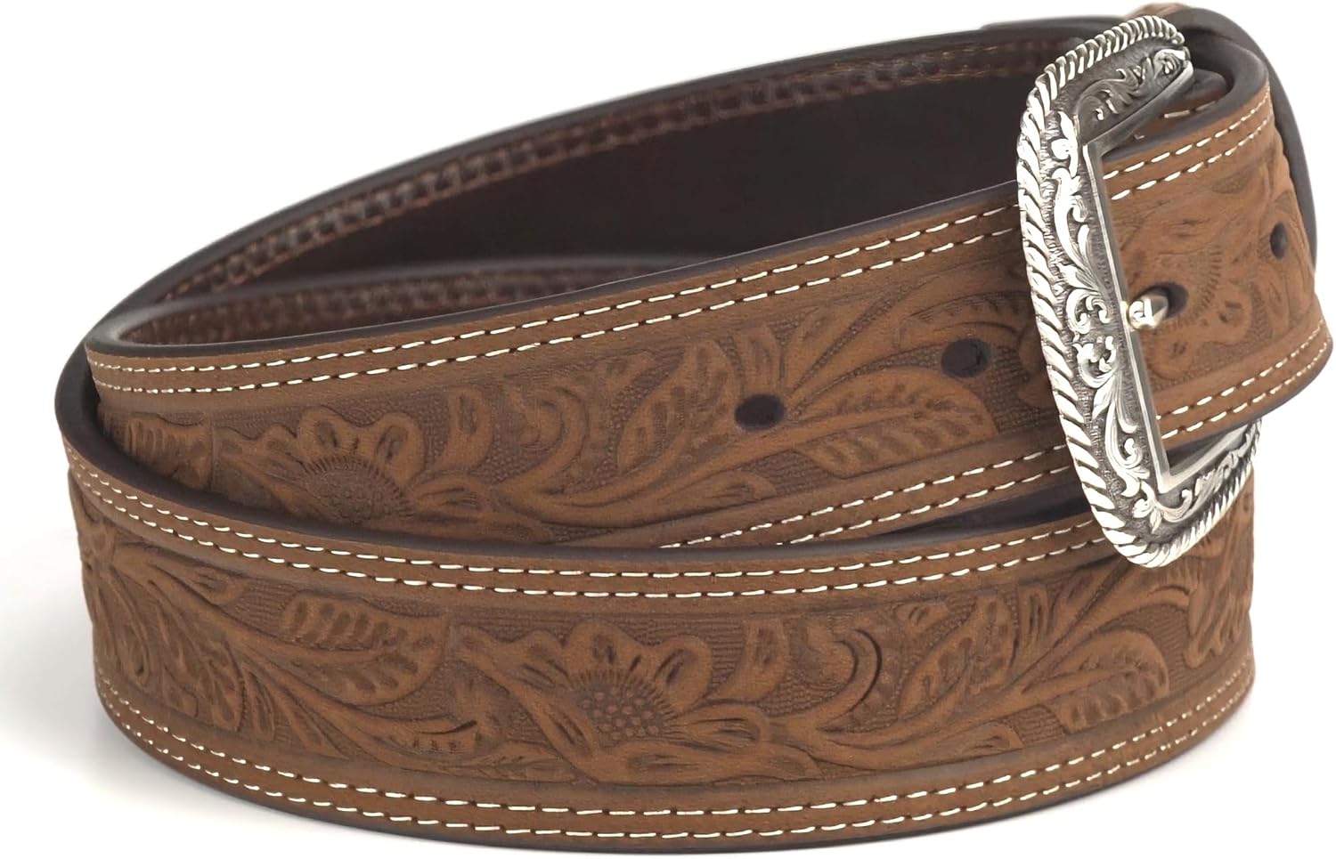 Alternative view of ARIAT Men's Leather Floral Embossed Belt