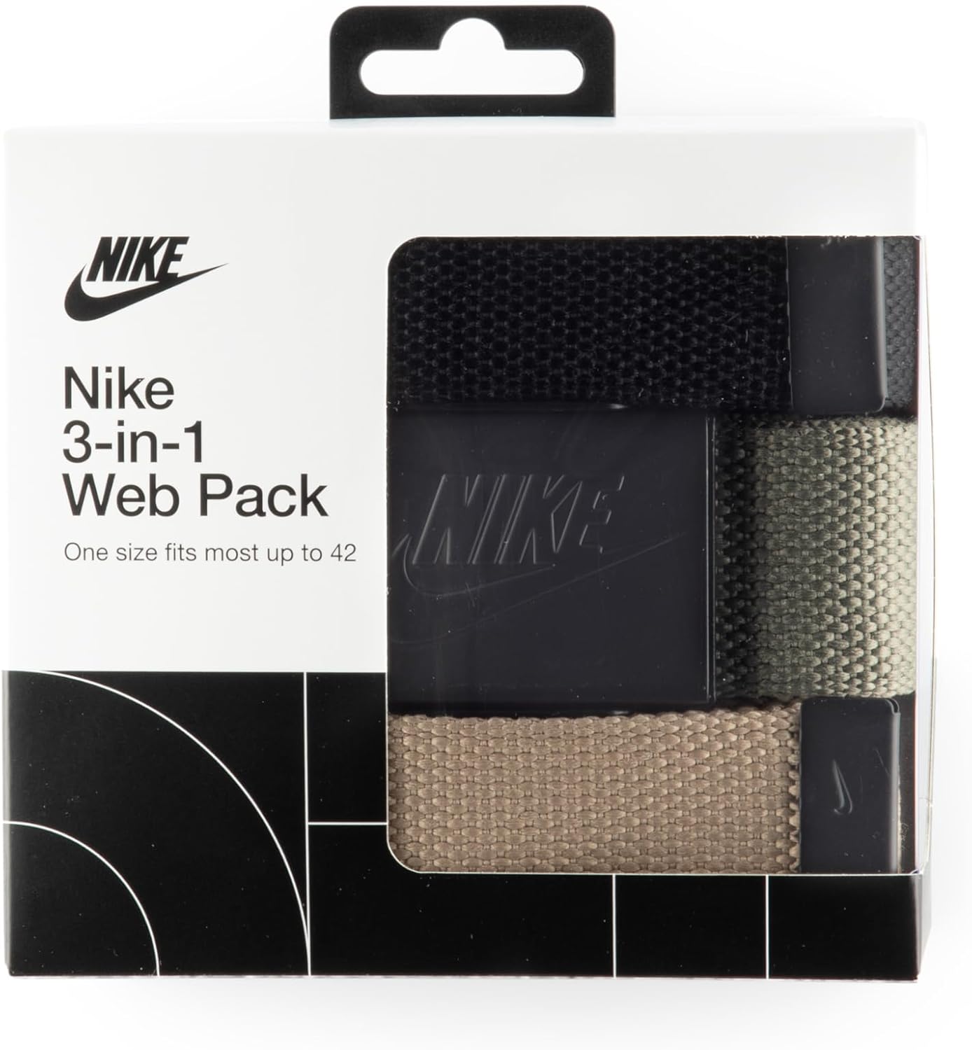 Alternative view of Nike mens 3 Pack Web Belt